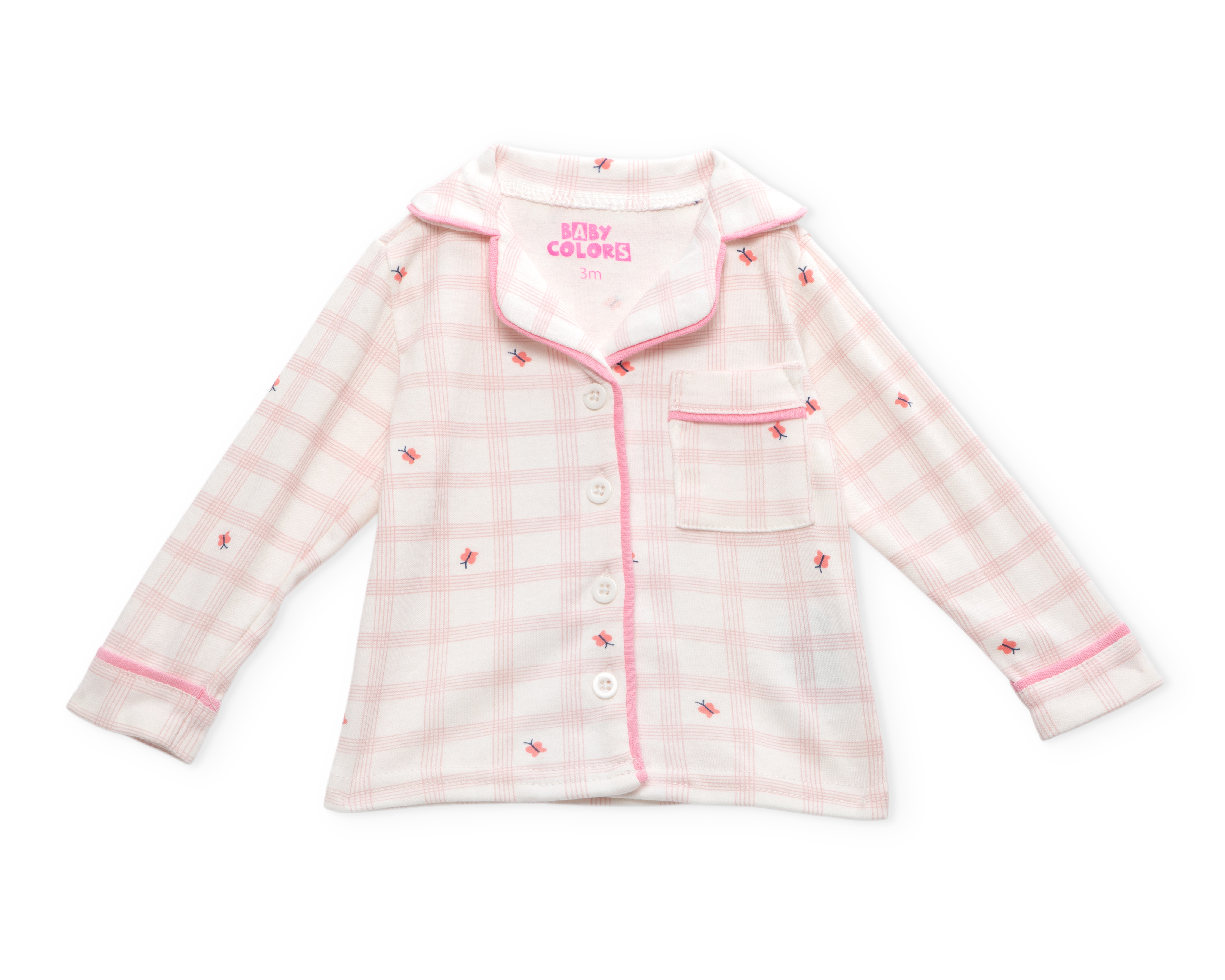 Foto 4 pulgar | Foto 3 | Pijama para Niña con Estampado Baby Colors