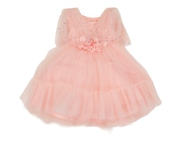 Vestido para Bebé Niña Baby Colors con Foil Rosa