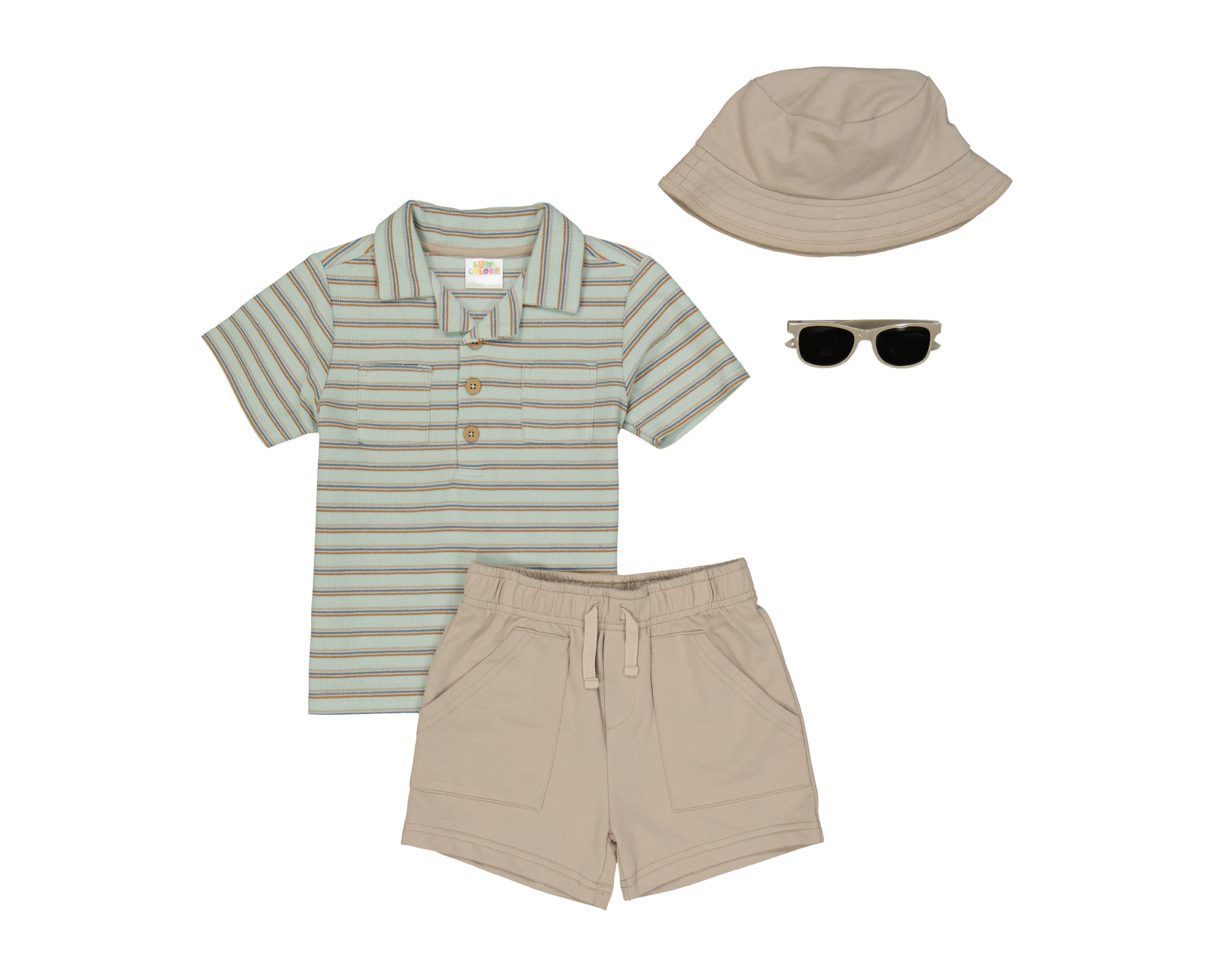 Conjunto para Bebé Niño Baby Colors 4 Piezas