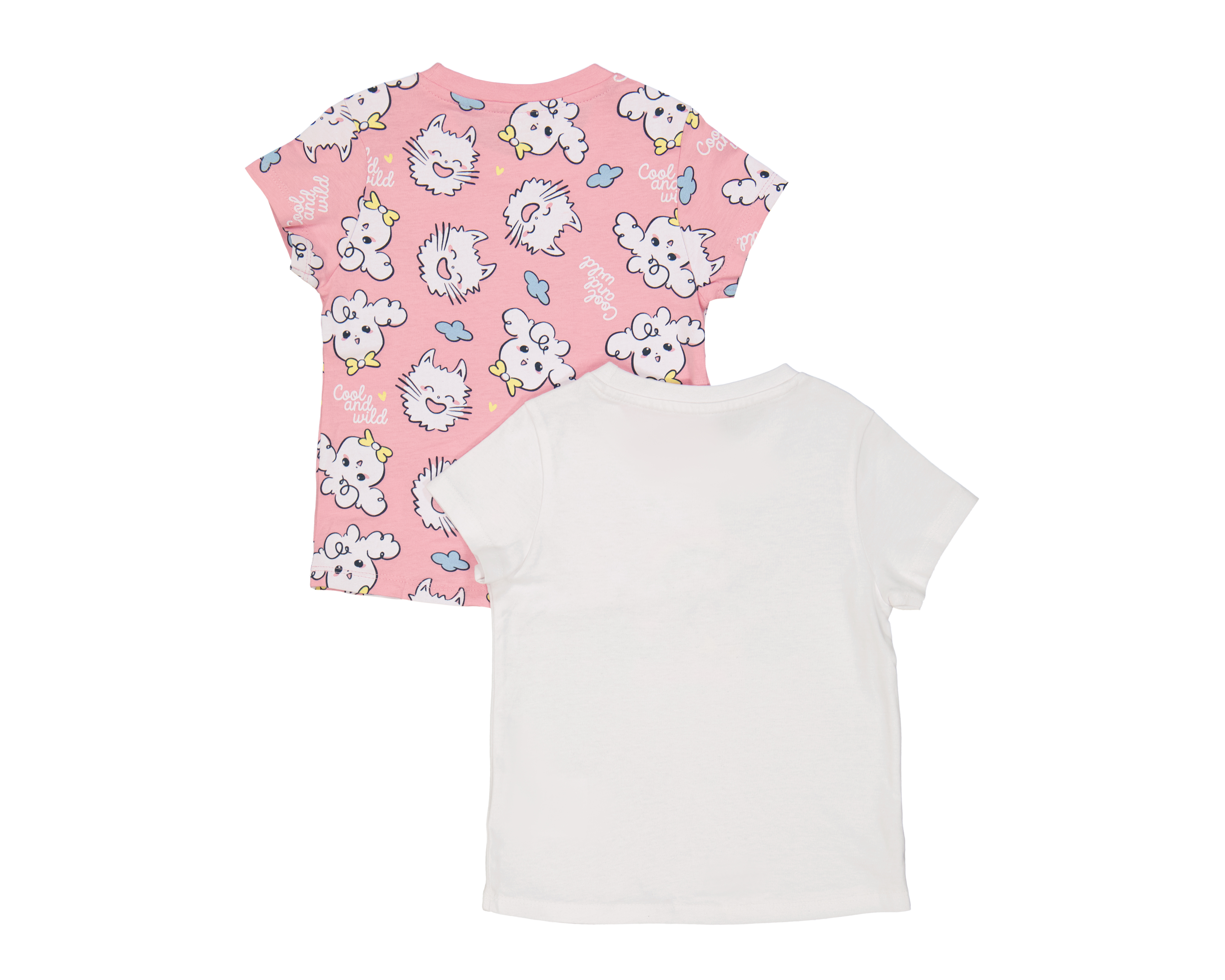 Foto 2 | Foto 2 | Playera para Bebé Niña Baby Colors de Algodón Manga Corta 2 Piezas