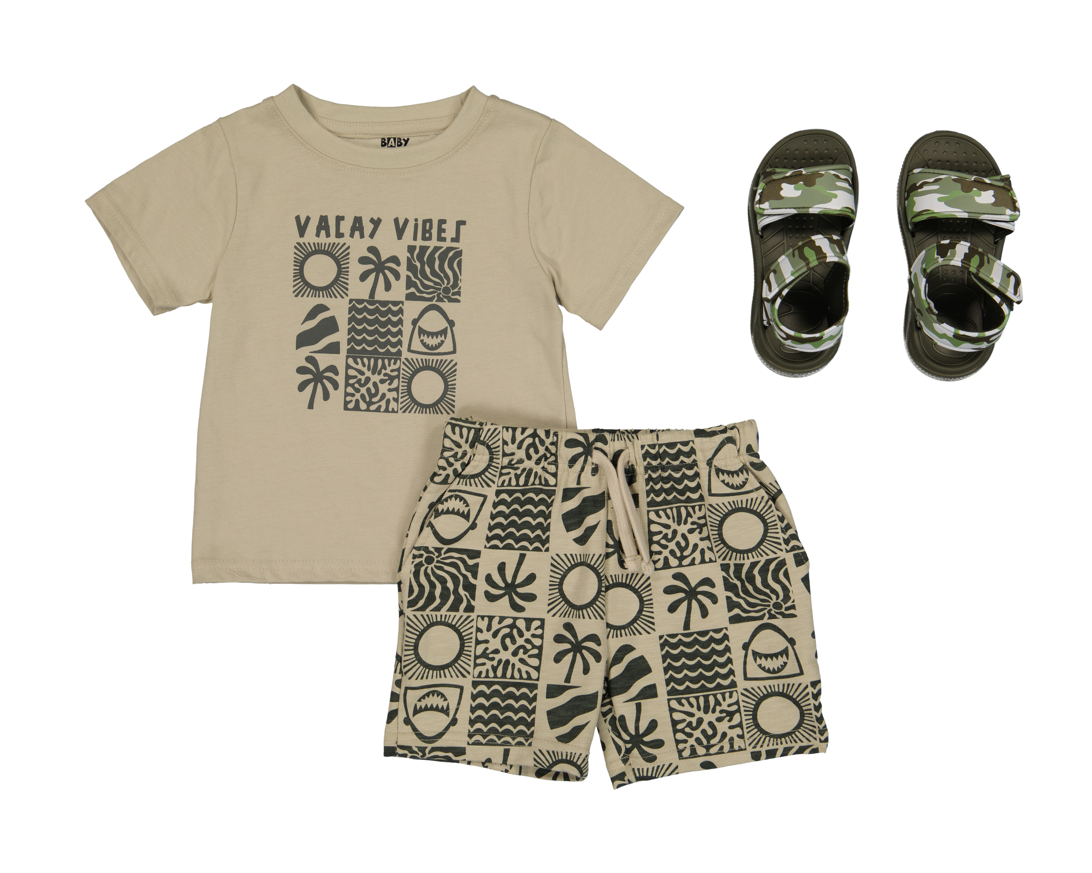 Conjunto para Bebé Niño Baby Colors 3 Piezas