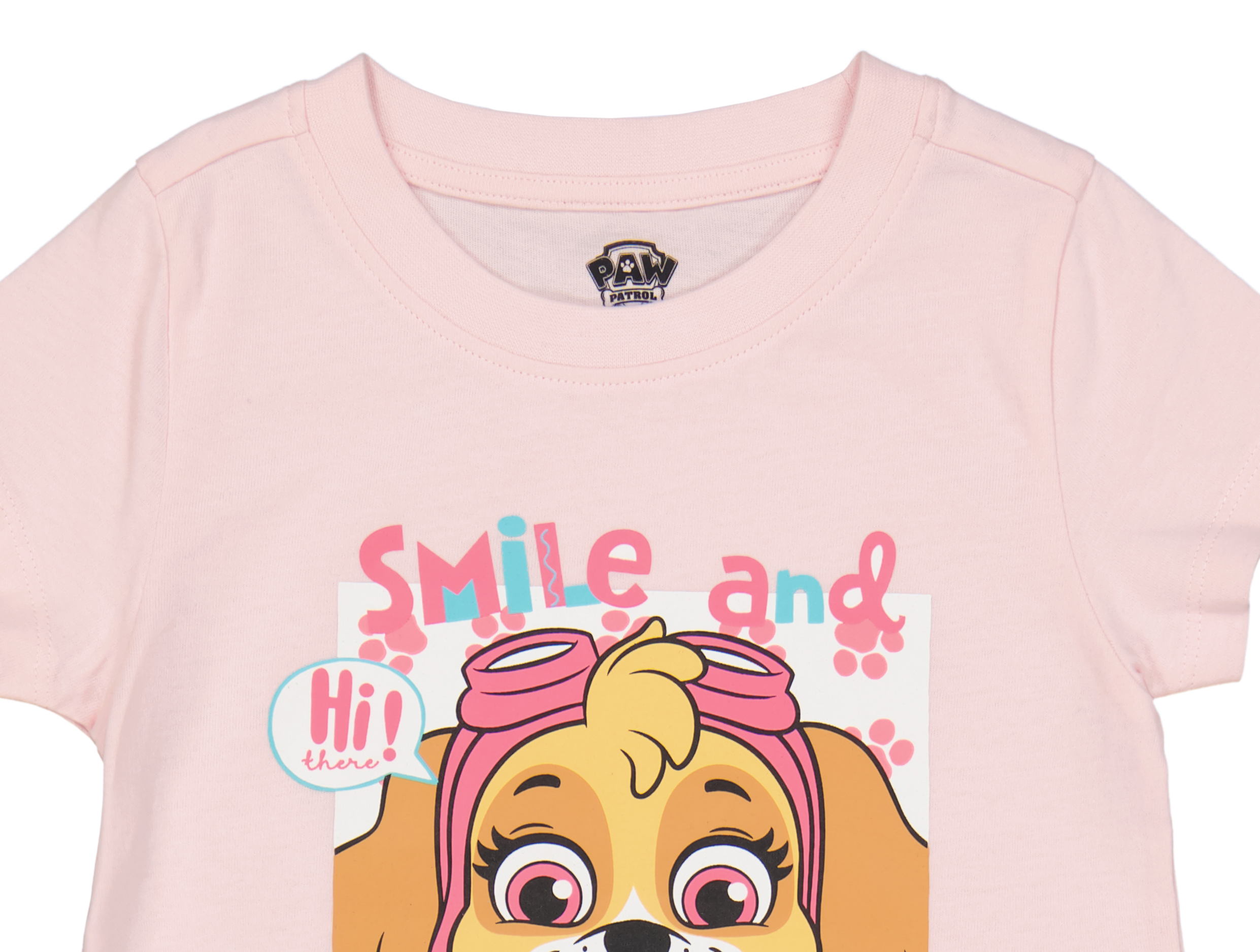 Foto 4 | Foto 4 | Playera para Bebé Niña Paw Patrol de Algodón Manga Corta 2 Piezas