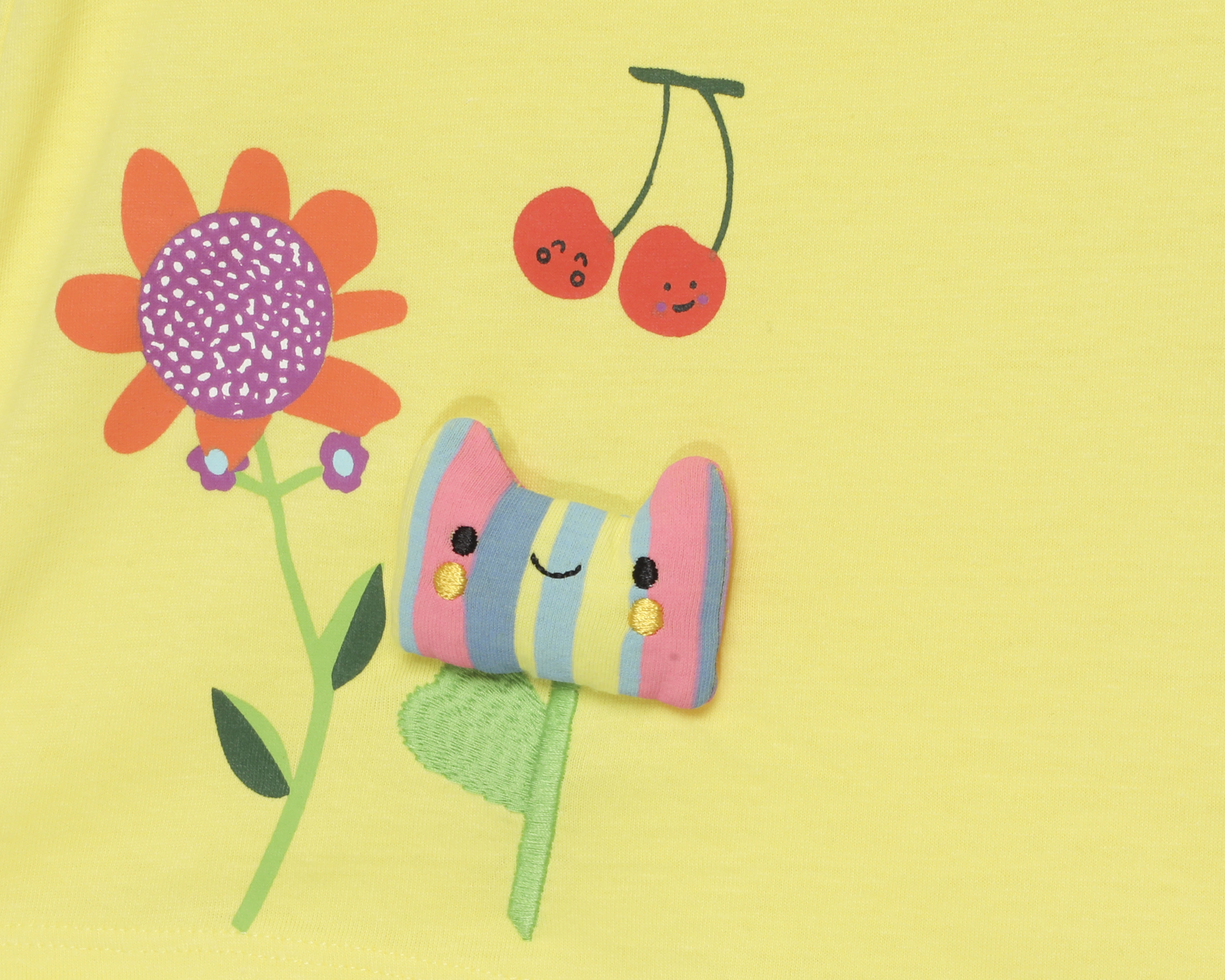 Foto 4 | Foto 4 | Playera para Bebé Niña Baby Colors de Algodón 4 Piezas