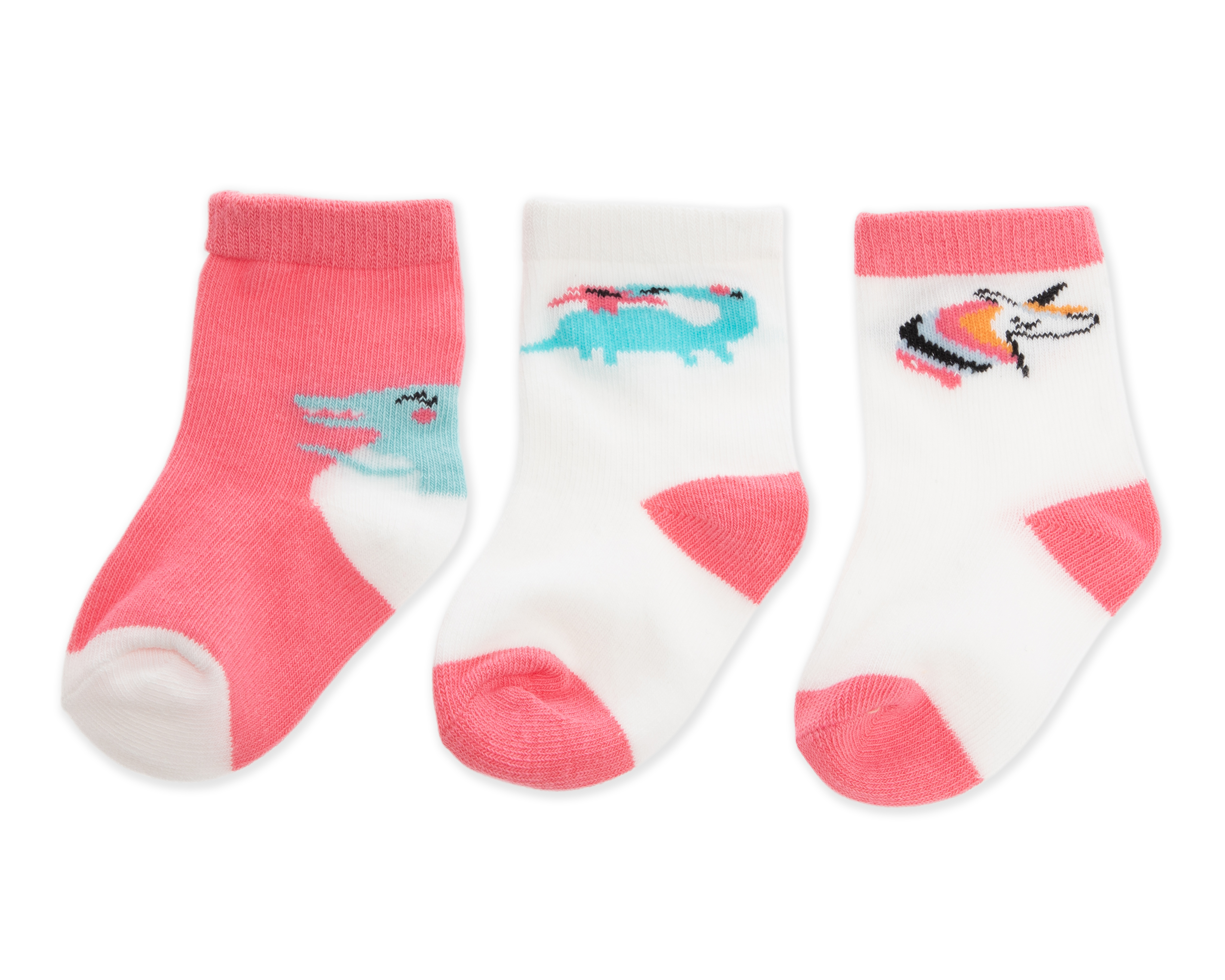 Calcetines para Bebé Niña Baby Colors 3 Piezas