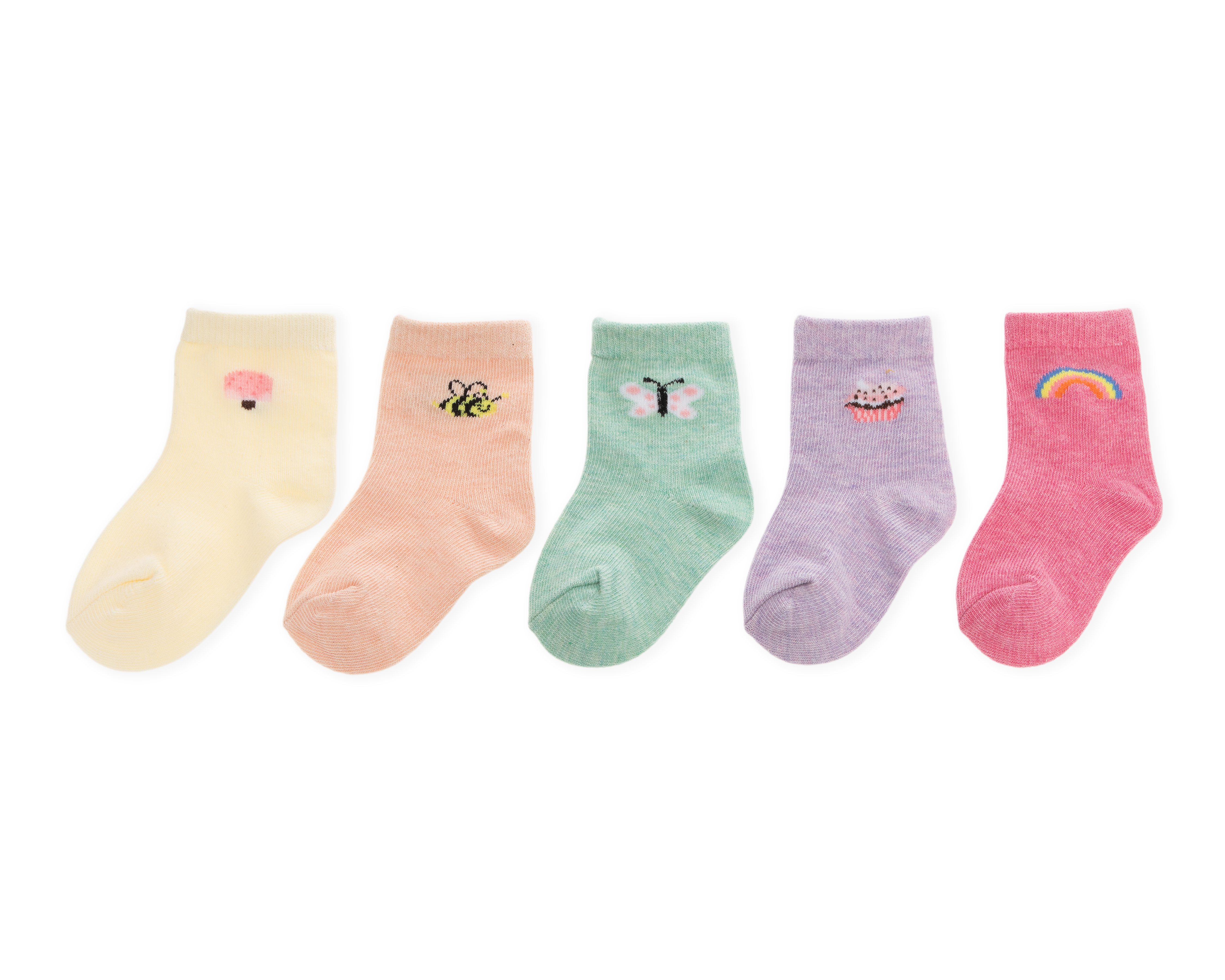 Calcetines para Bebé Niña Baby Colors 5 Pares