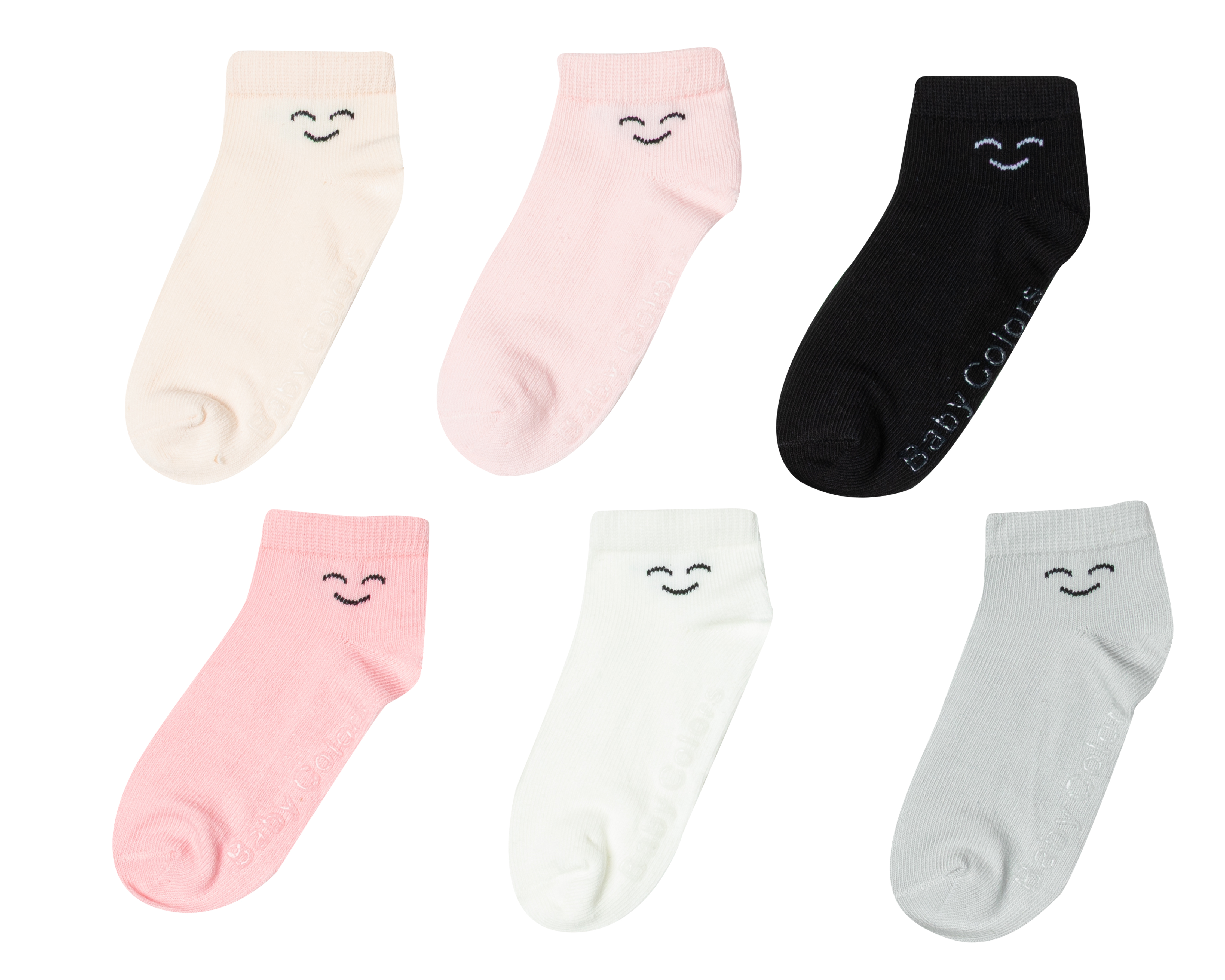 Foto 2 pulgar | Foto 1 | Calcetines para Bebé Niña Baby Colors 6 Pares