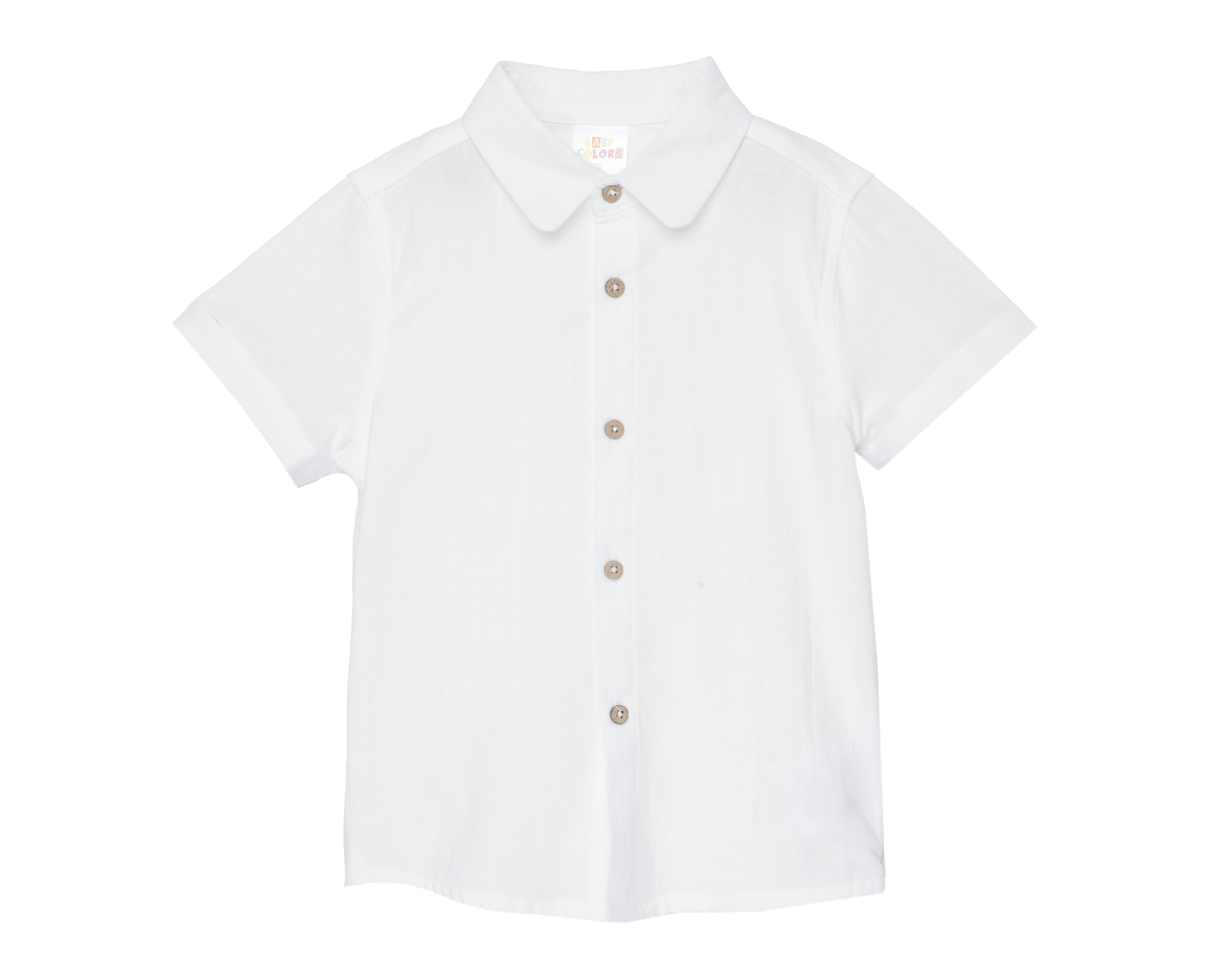 Camisa para Bebé Niño Baby Colors de Algodón Manga Corta