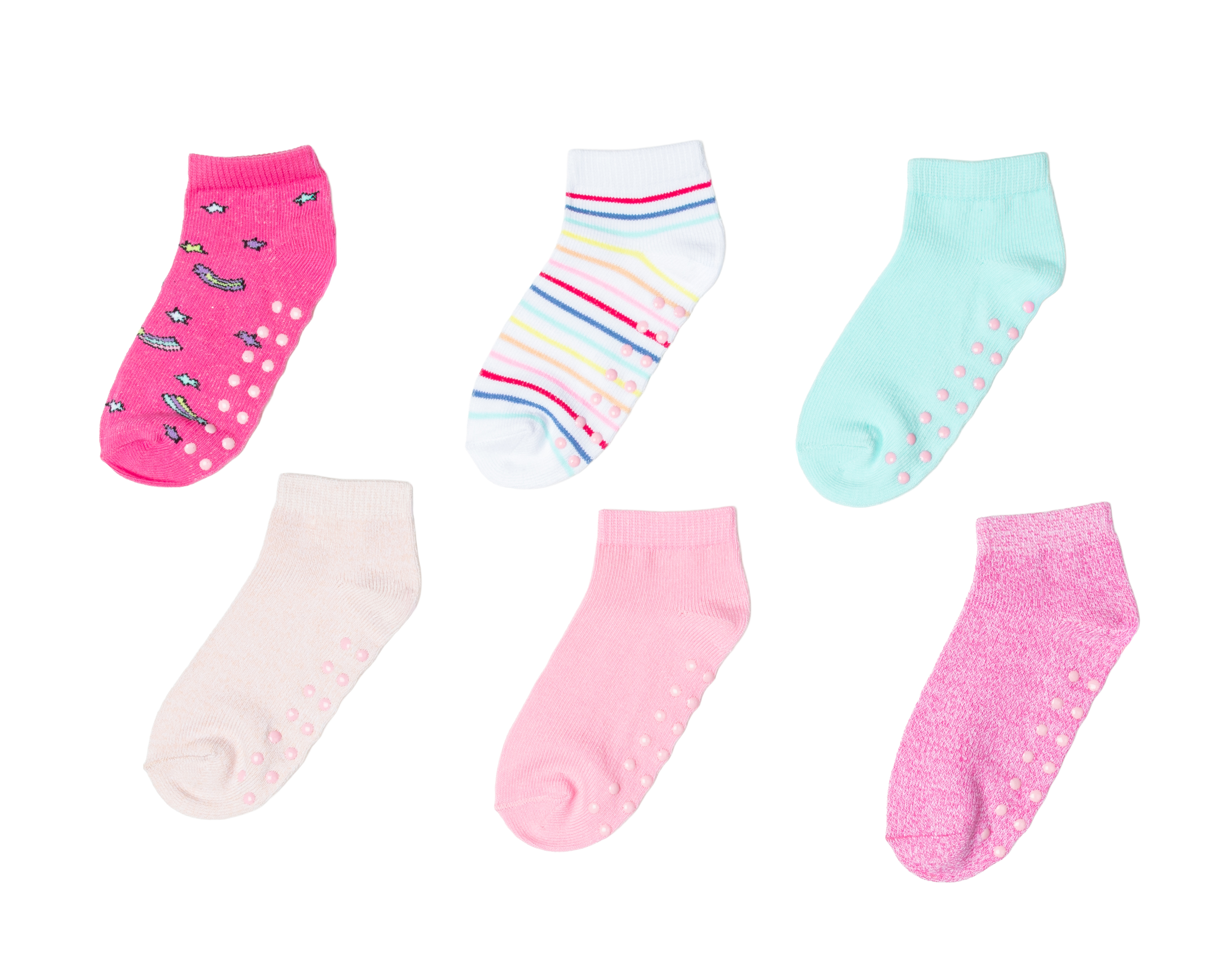 Calcetas de Vestir Baby Colors para Bebé Niña 6 Pares