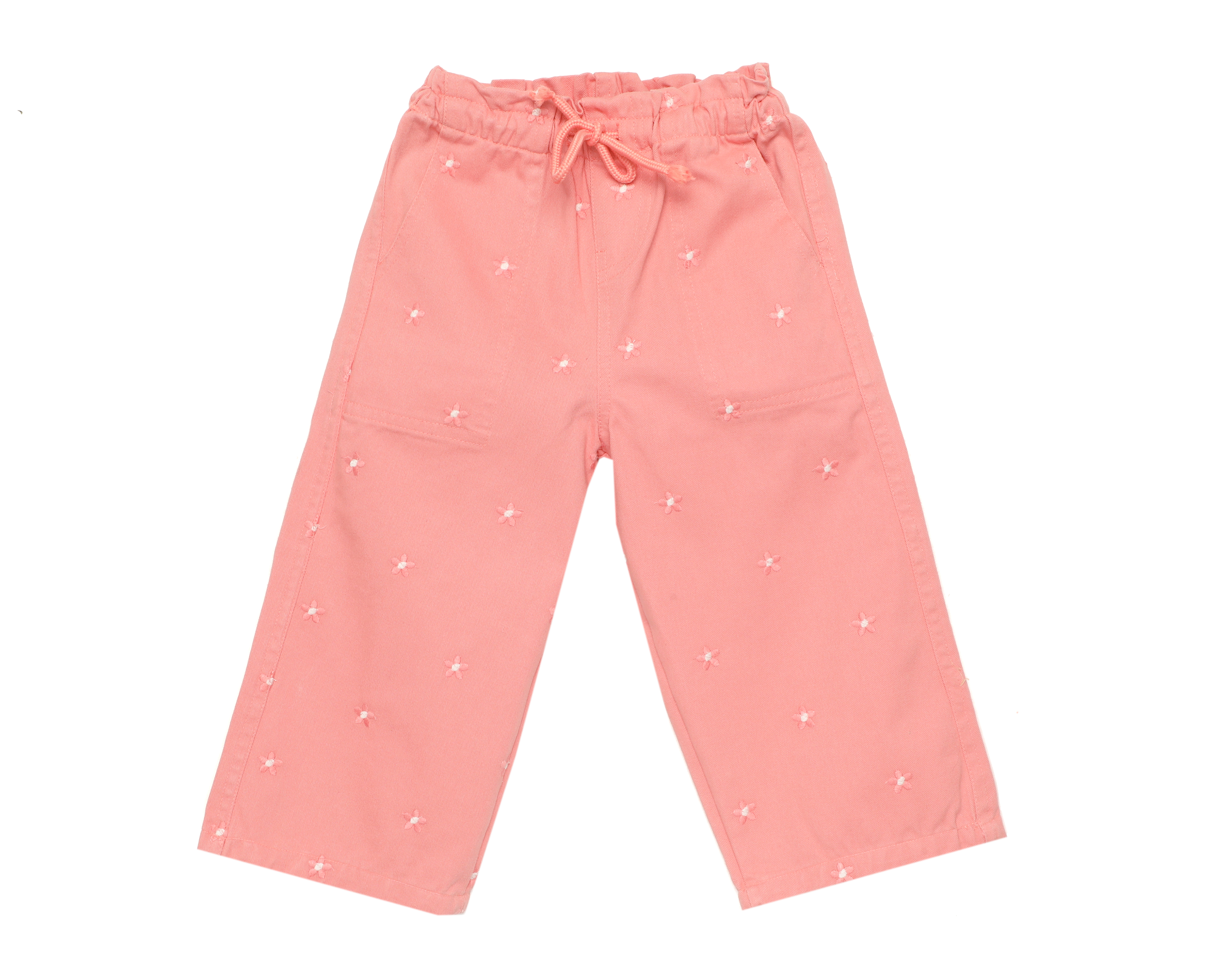 Foto 1 | Foto 1 | Pantalón para Bebé Niña Baby Colors de Algodón Rosa