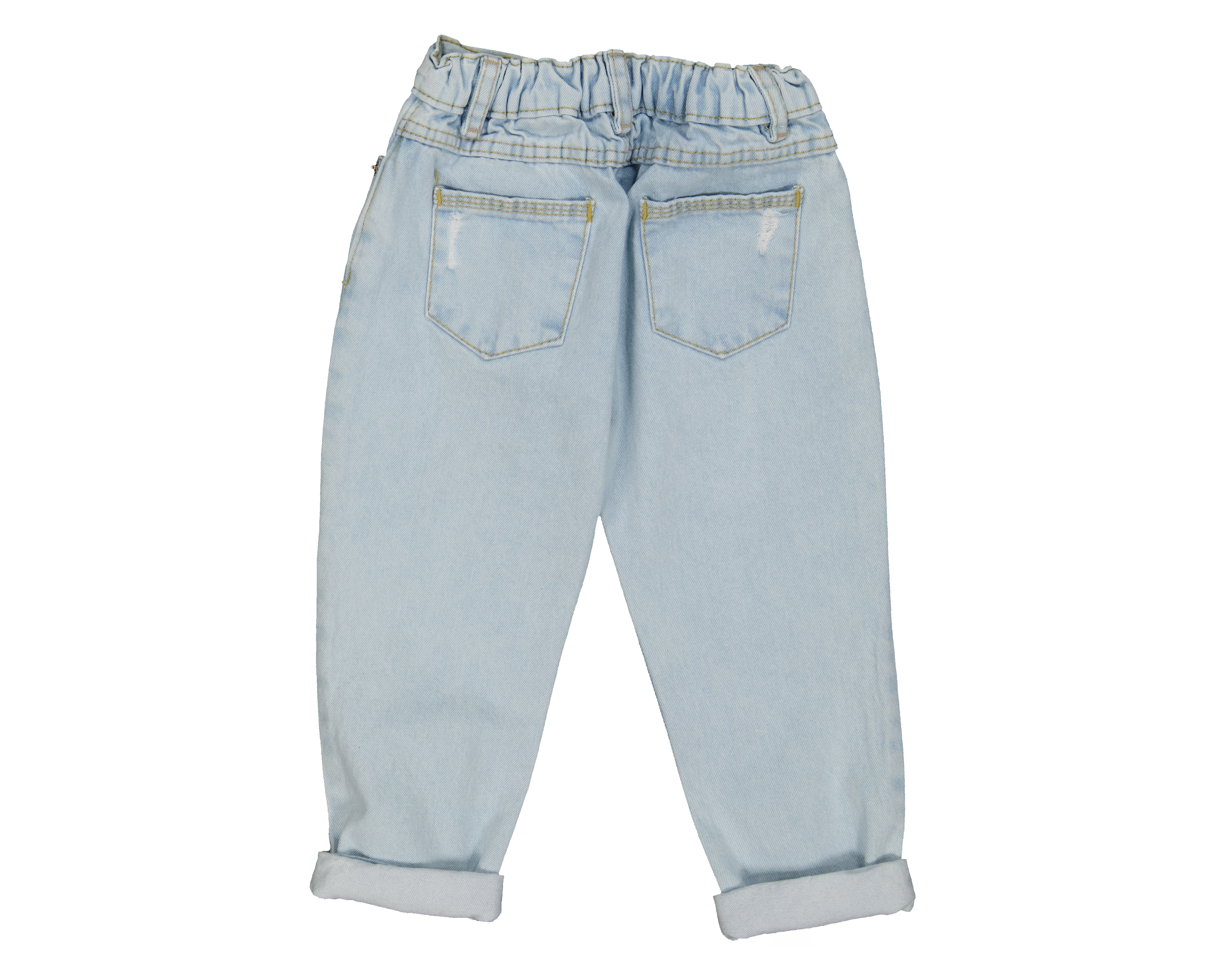 Foto 3 pulgar | Foto 2 | Pantalón para Bebé Niña Baby Colors de Algodón con Pompón