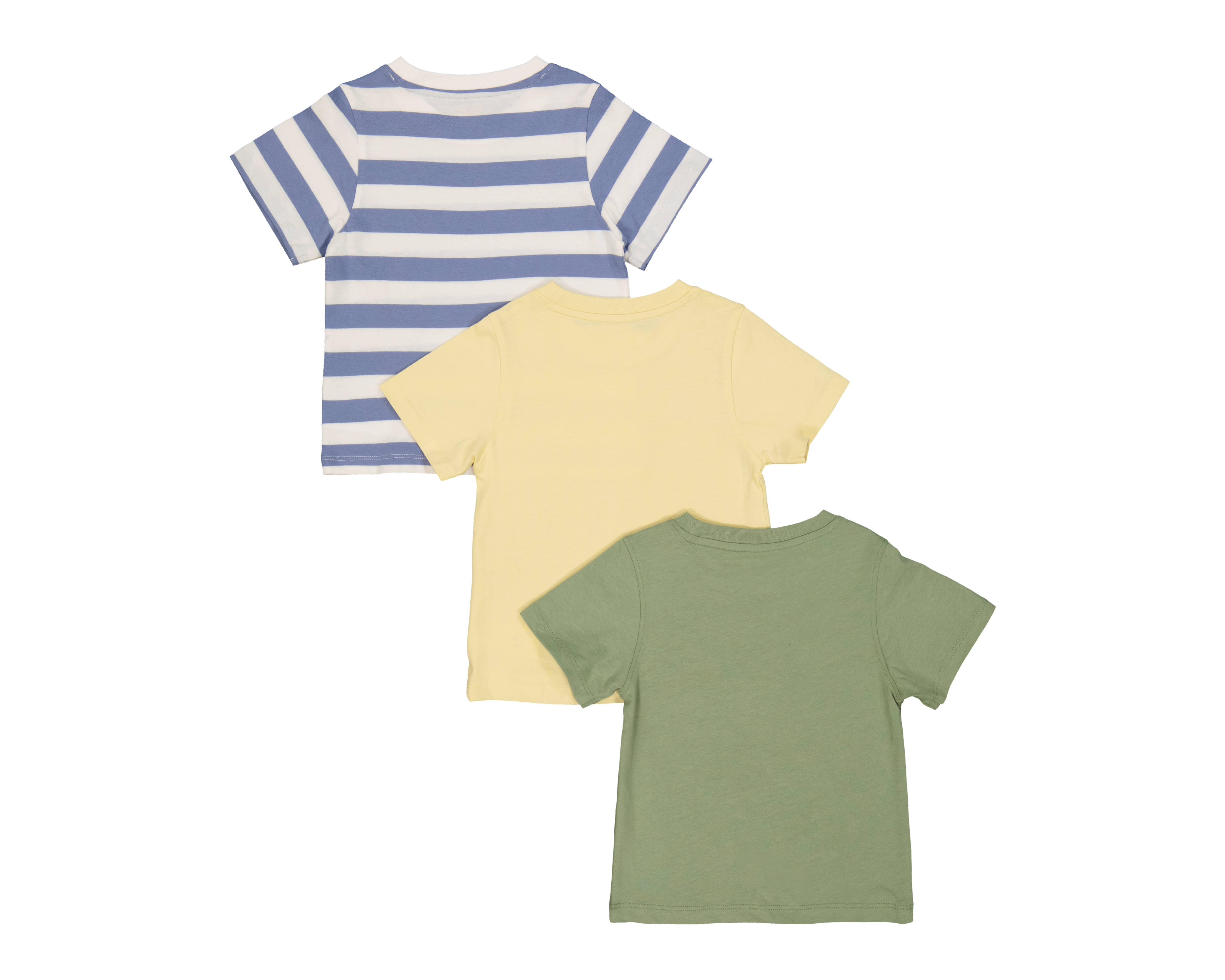 Foto 3 pulgar | Foto 2 | Playera de Algodón para Bebé Niño Baby Colors de Algodón con Estampado 3 Piezas