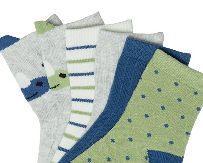 Foto 2 | Foto 2 | Calcetas de Vestir Baby Colors para Bebé Niño 6 Pares