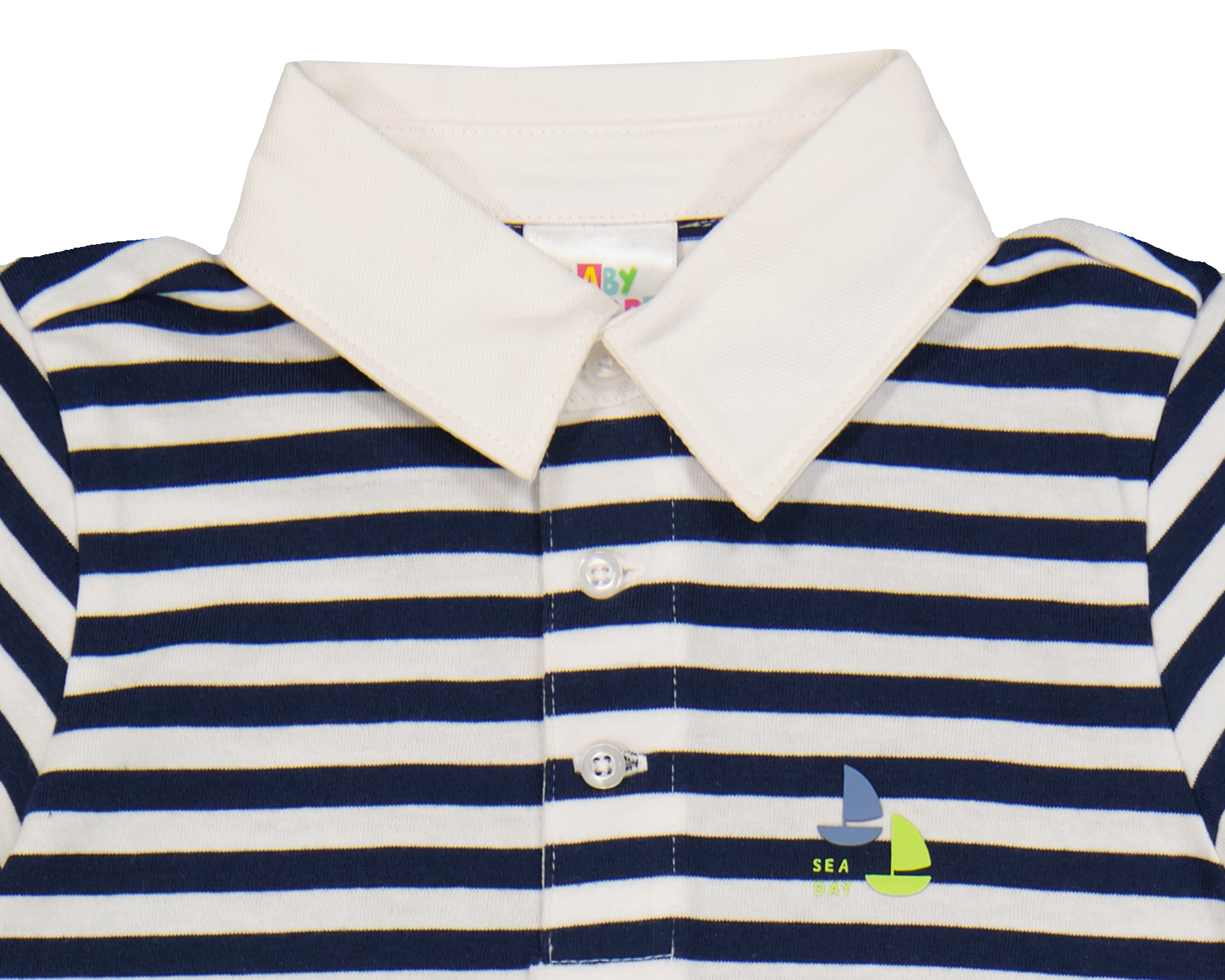 Foto 4 | Foto 4 | Playera de Algodón para Bebé Niño Baby Colors de Algodón 2 Piezas