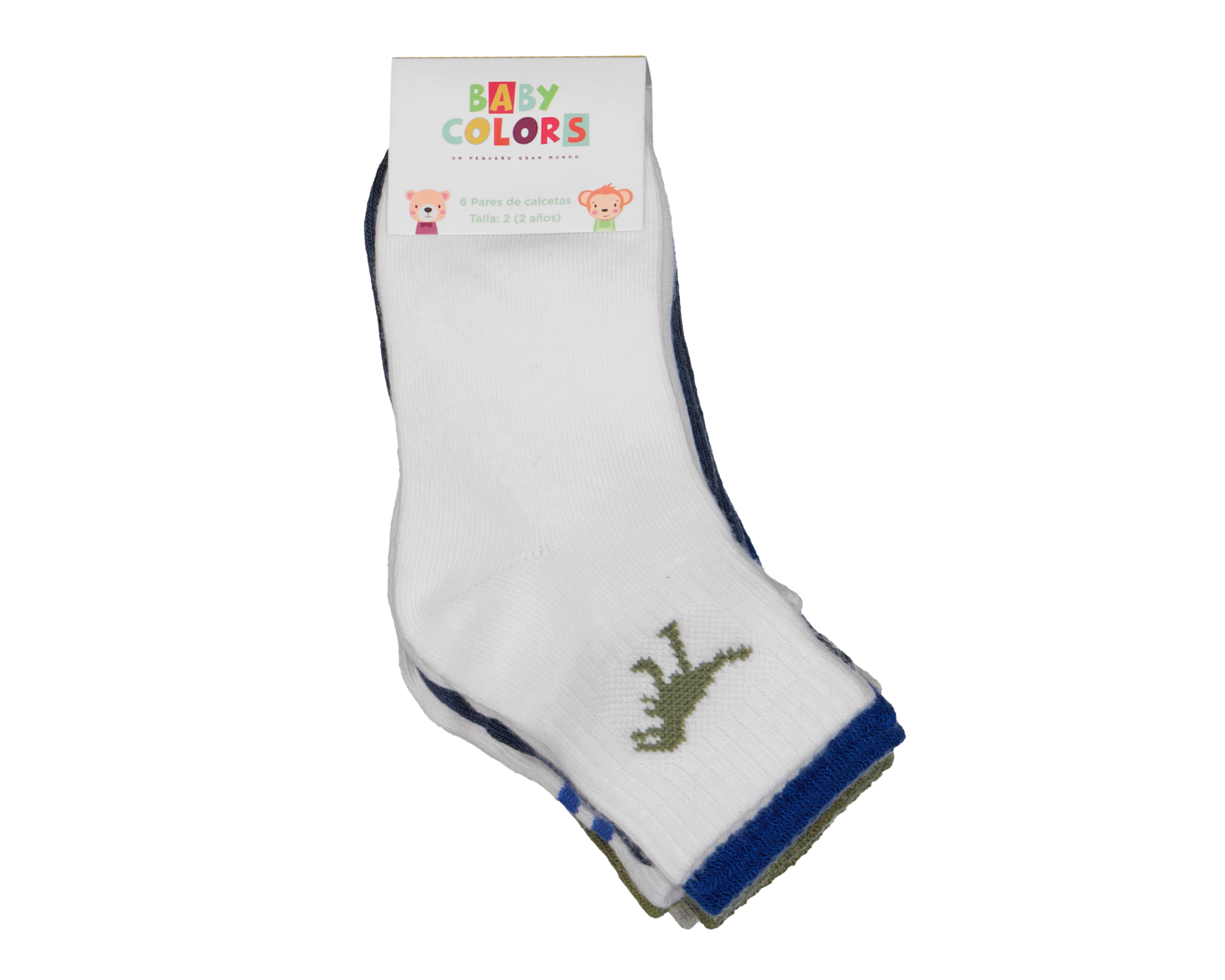 Foto 3 | Foto 3 | Calcetines para Bebé Niño Baby Colors 6 Pares