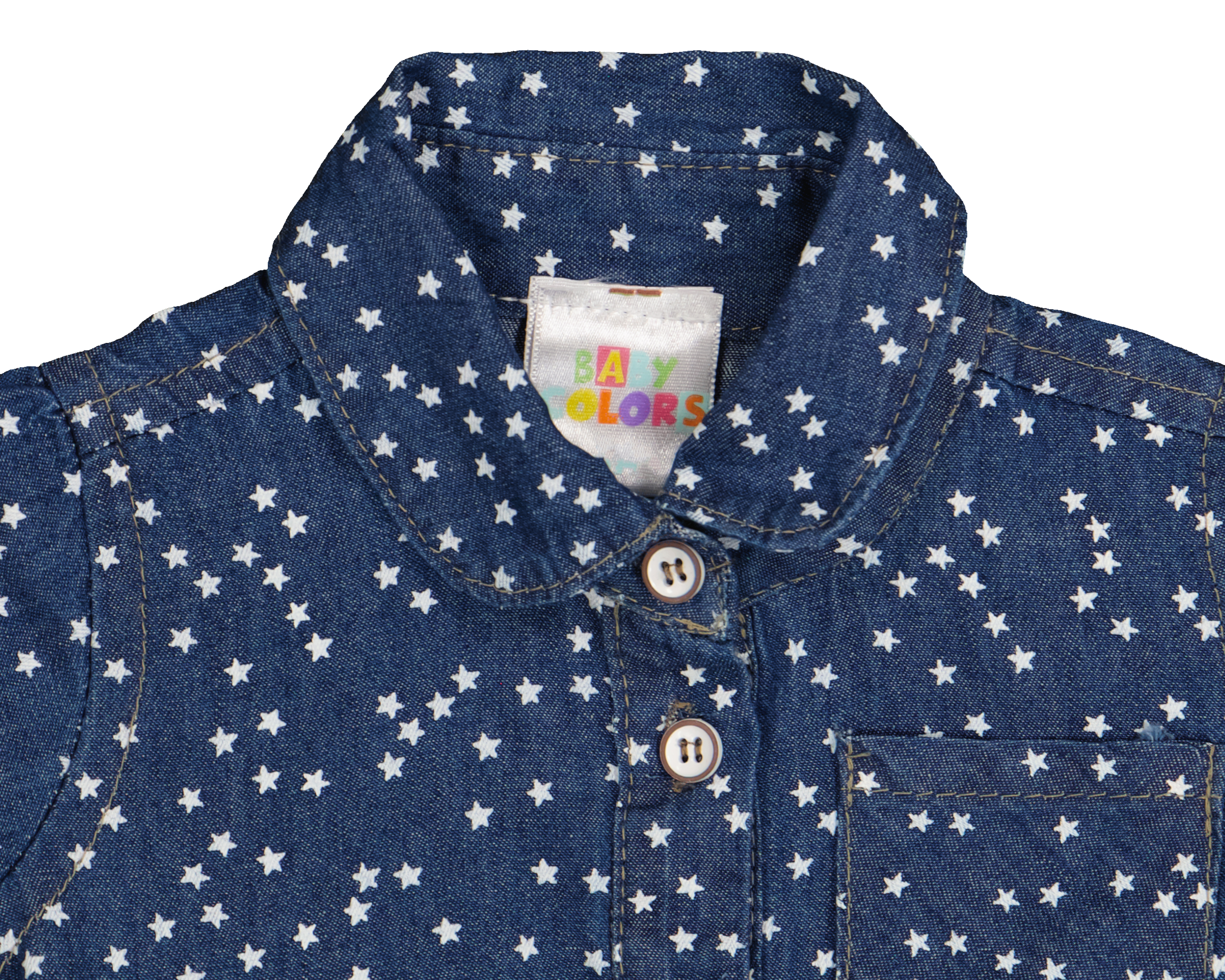 Foto 5 pulgar | Foto 4 | Vestido y Pantaleta para Bebé Niña Baby Colors de Algodón Estampado