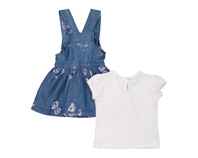 Foto 2 | Foto 2 | Vestido para Bebé Niña Baby Colors de Algodón con Playera