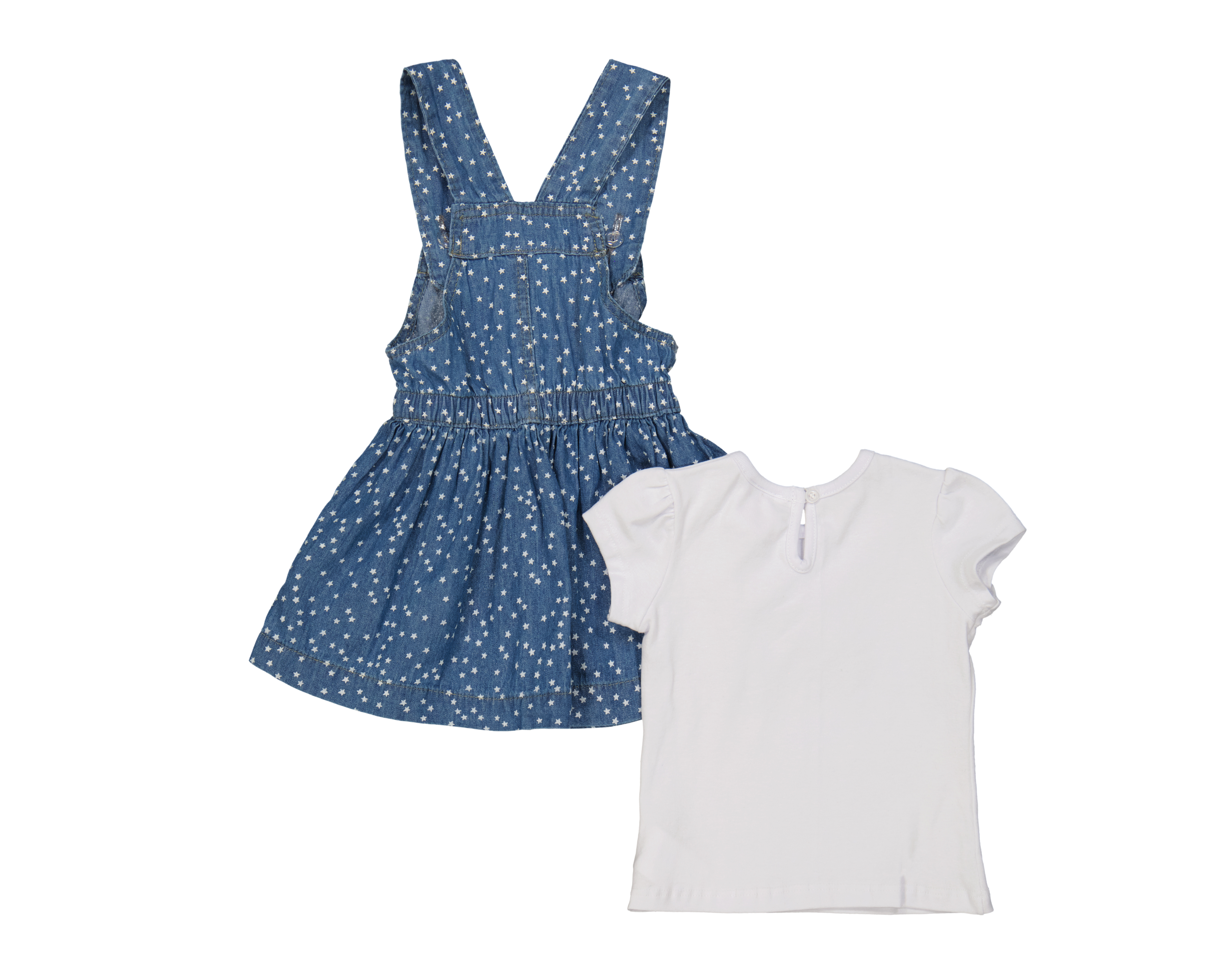 Foto 2 | Foto 2 | Vestido para Bebé Niña Baby Colors de Algodón con Playera