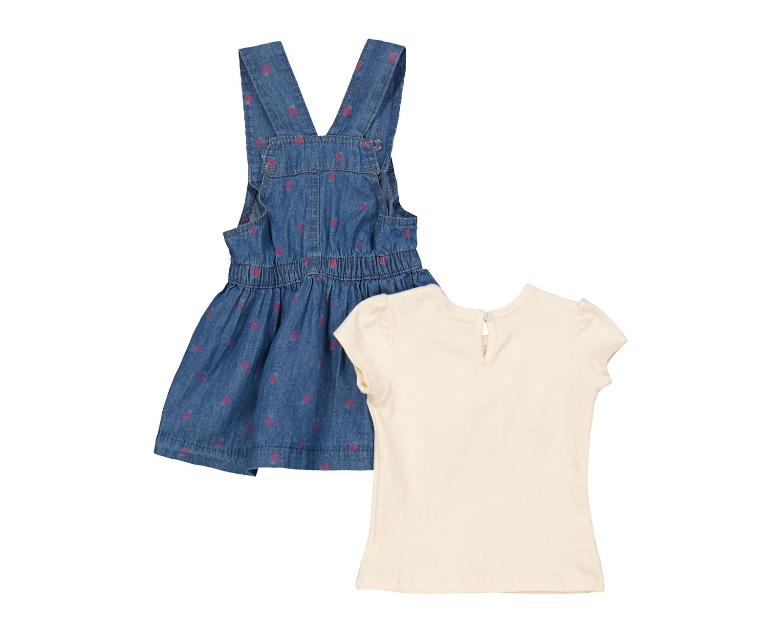 Foto 2 | Foto 2 | Vestido para Bebé Niña Baby Colors de Algodón con Playera