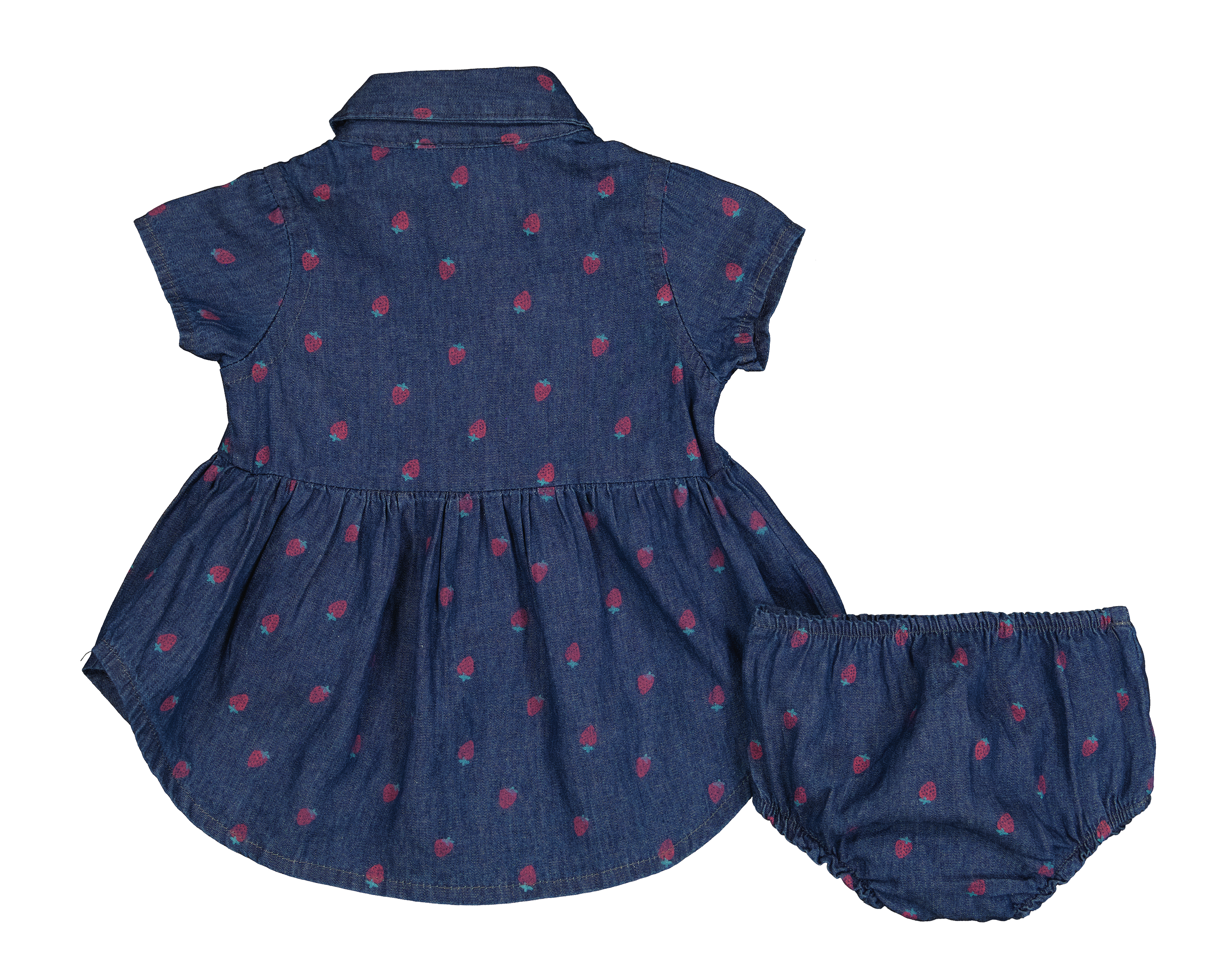 Foto 3 pulgar | Foto 2 | Vestido y Pantaleta para Bebé Niña Baby Colors de Algodón Estampado