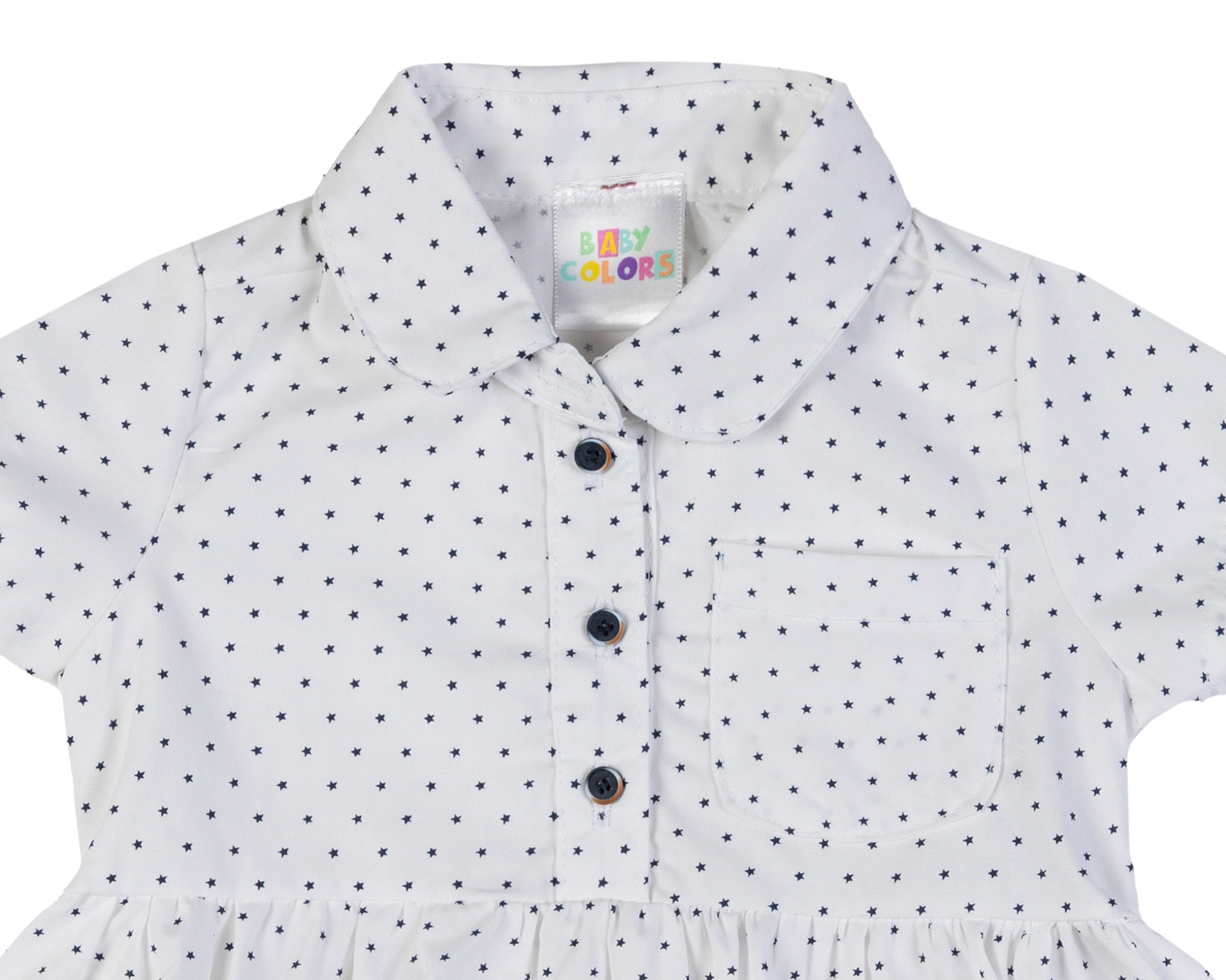 Foto 4 pulgar | Foto 3 | Vestido y Calzón para Bebé Niña Baby Colors de Algodón Estampado