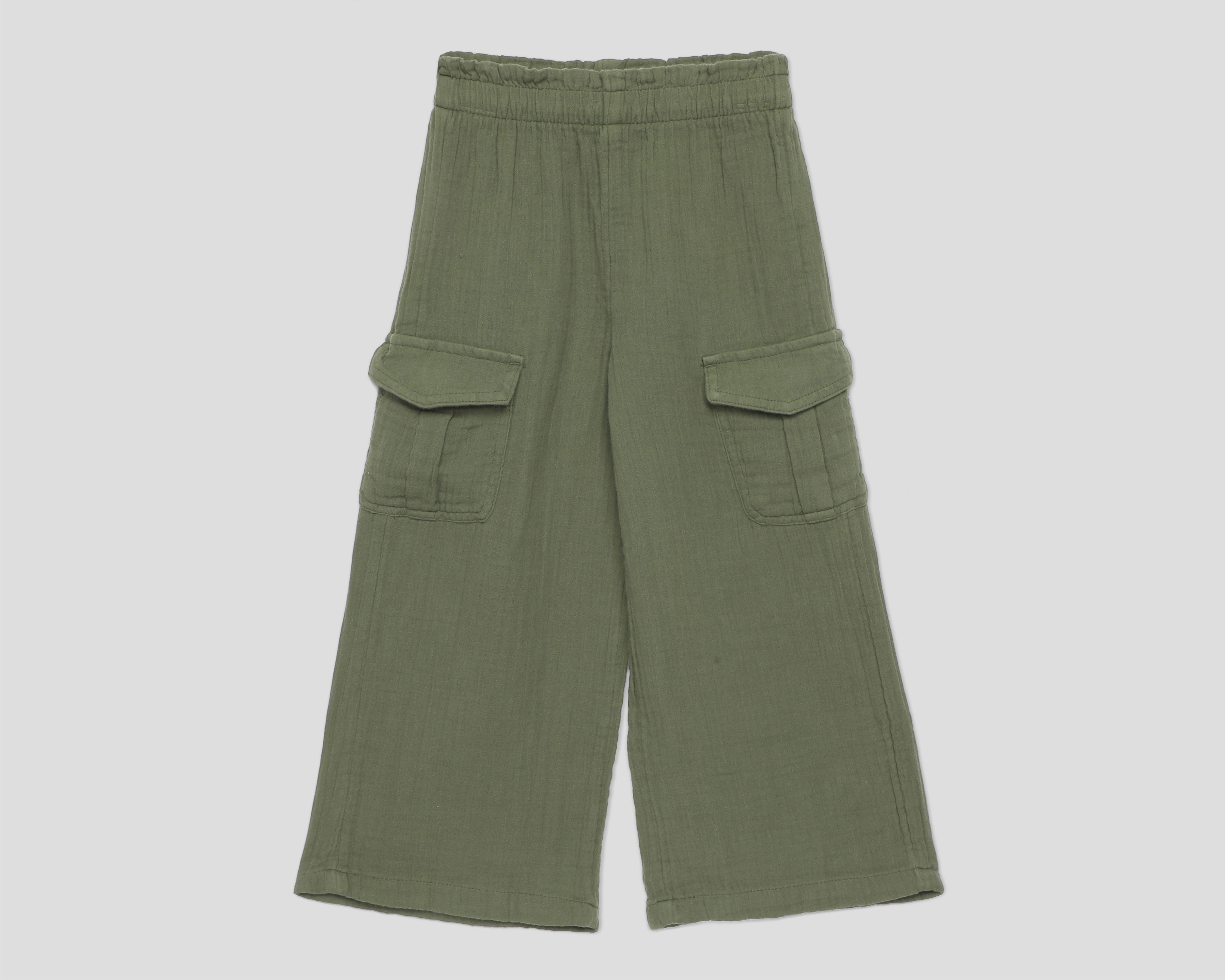 Foto 2 pulgar | Foto 1 | Pantalón para Bebé Niña Old Navy de Algodón Verde