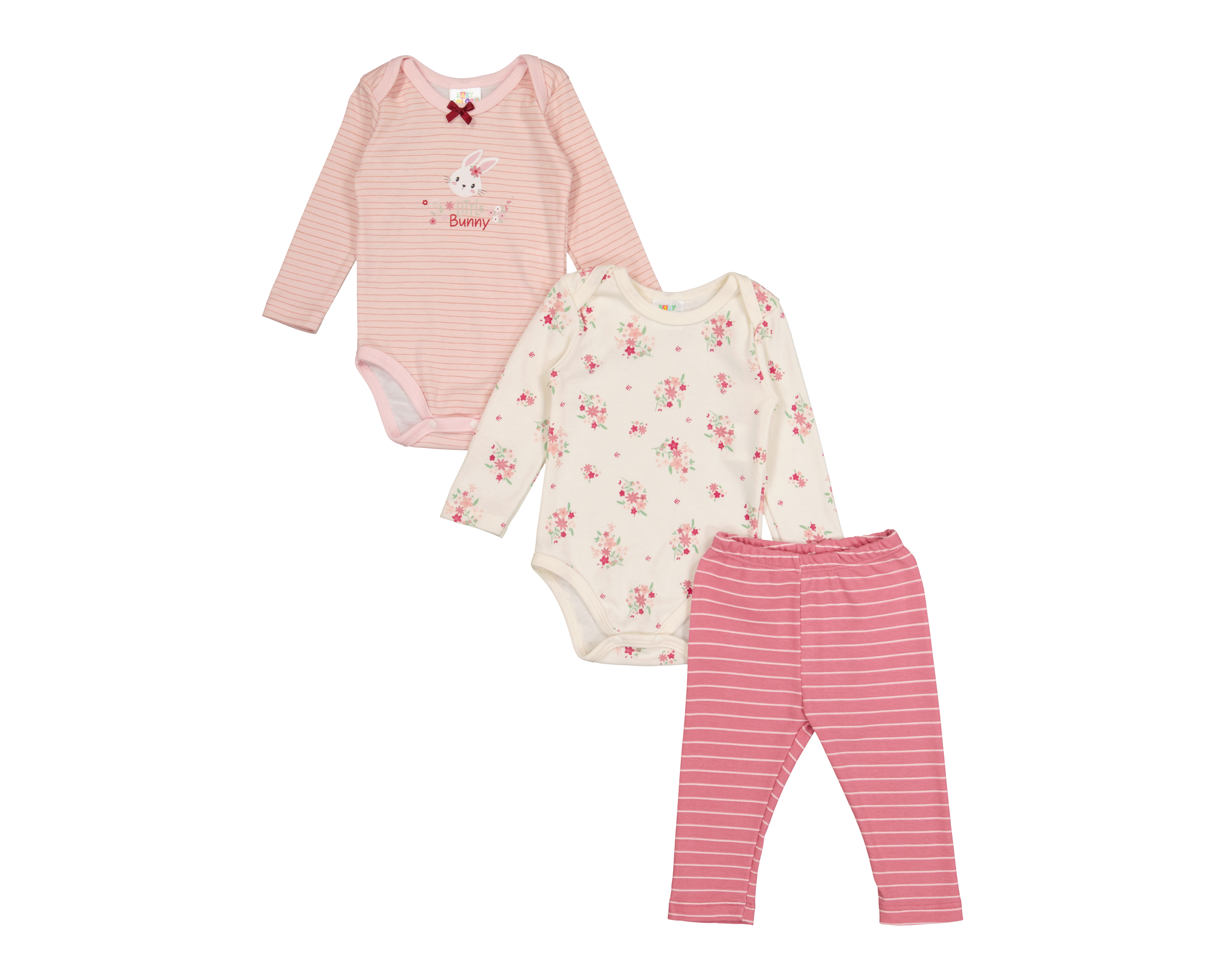 Conjunto para Bebé Niña Baby Colors 3 Piezas