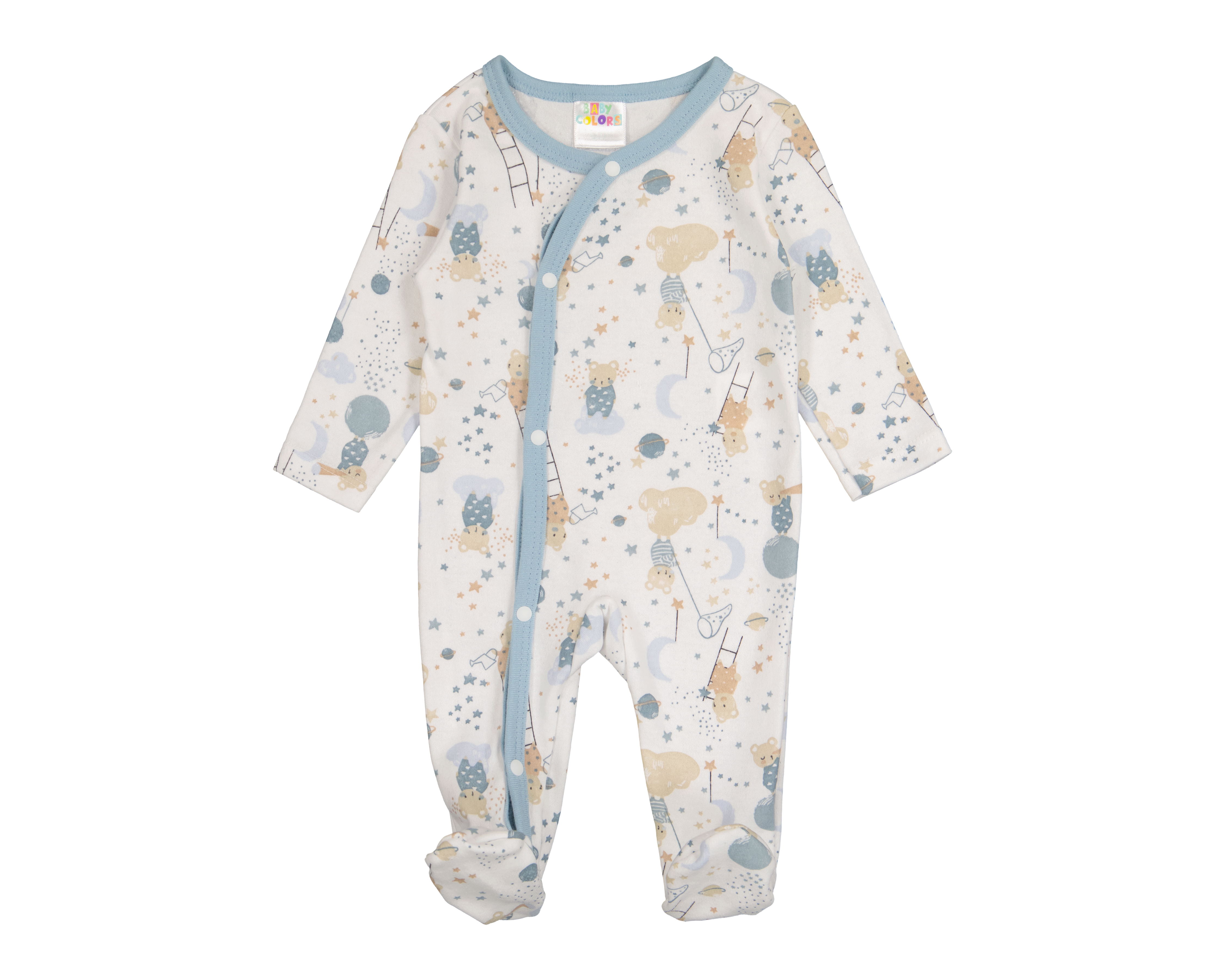 Foto 2 pulgar | Foto 1 | Mameluco para Bebé Niño Baby Colors Estampado