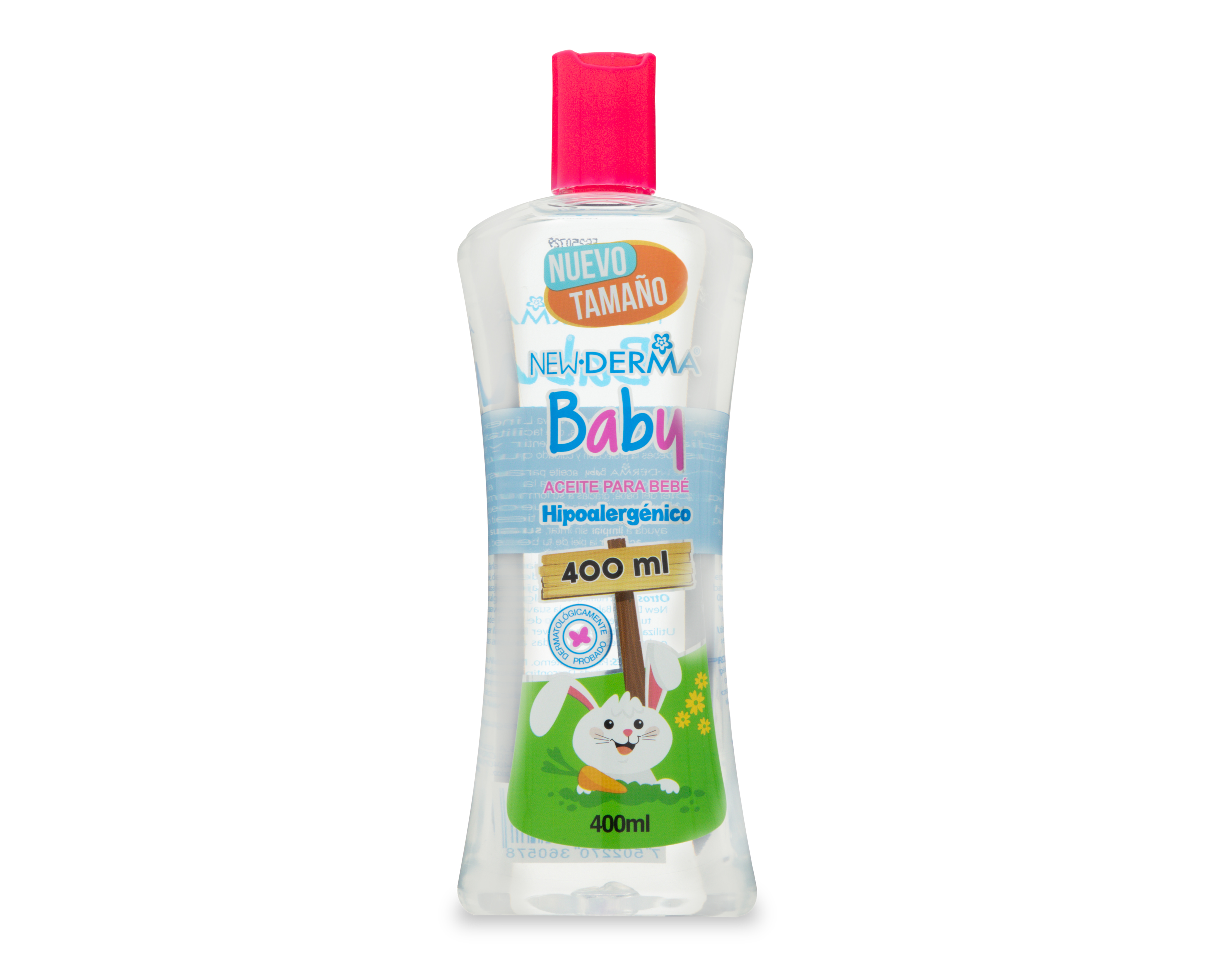 Foto 2 pulgar | Foto 1 | Aceite Newderma Baby Hipoalergénico 400 ml