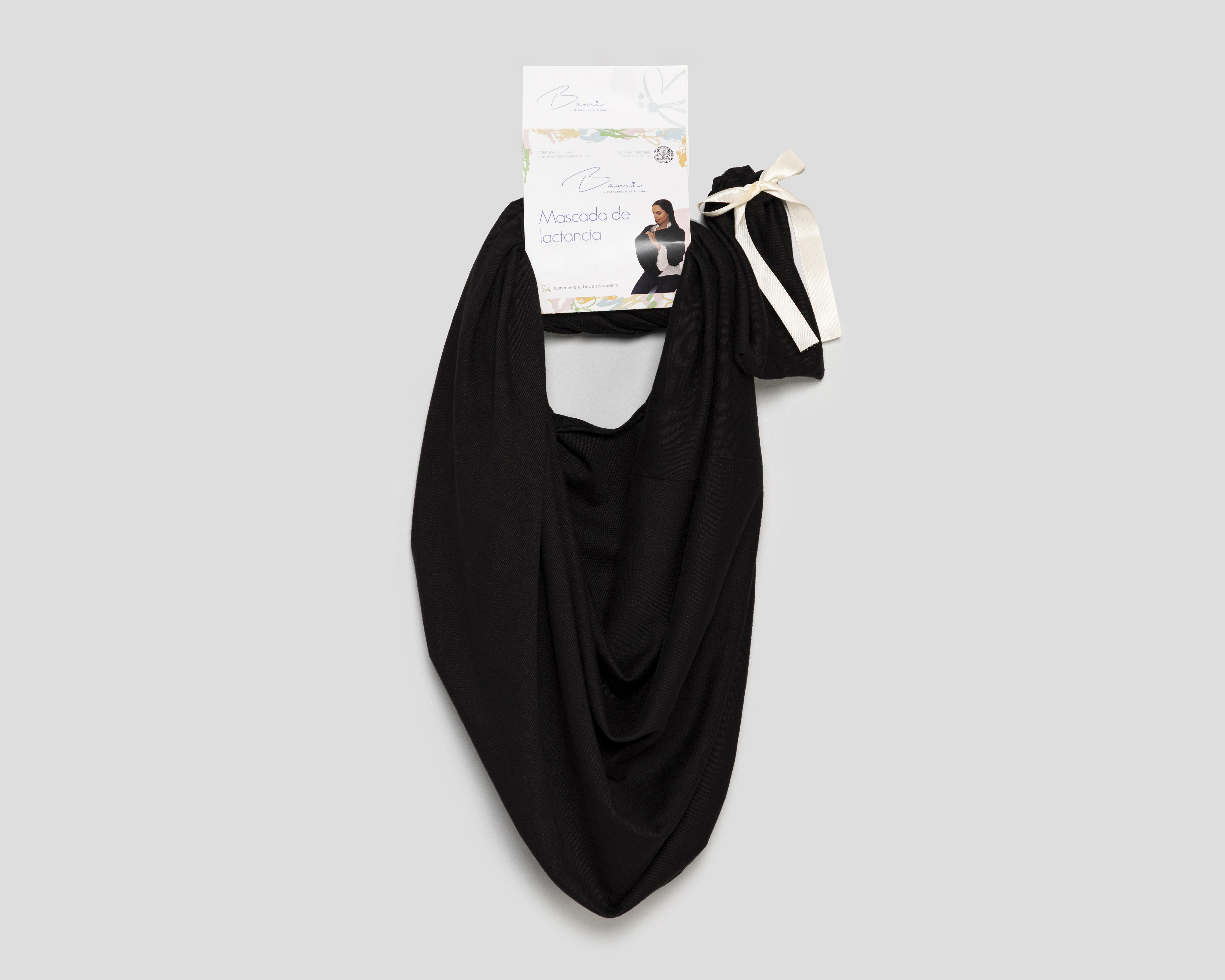 Foto 7 pulgar | Foto 6 | Mascada de Lactancia Bami Negra