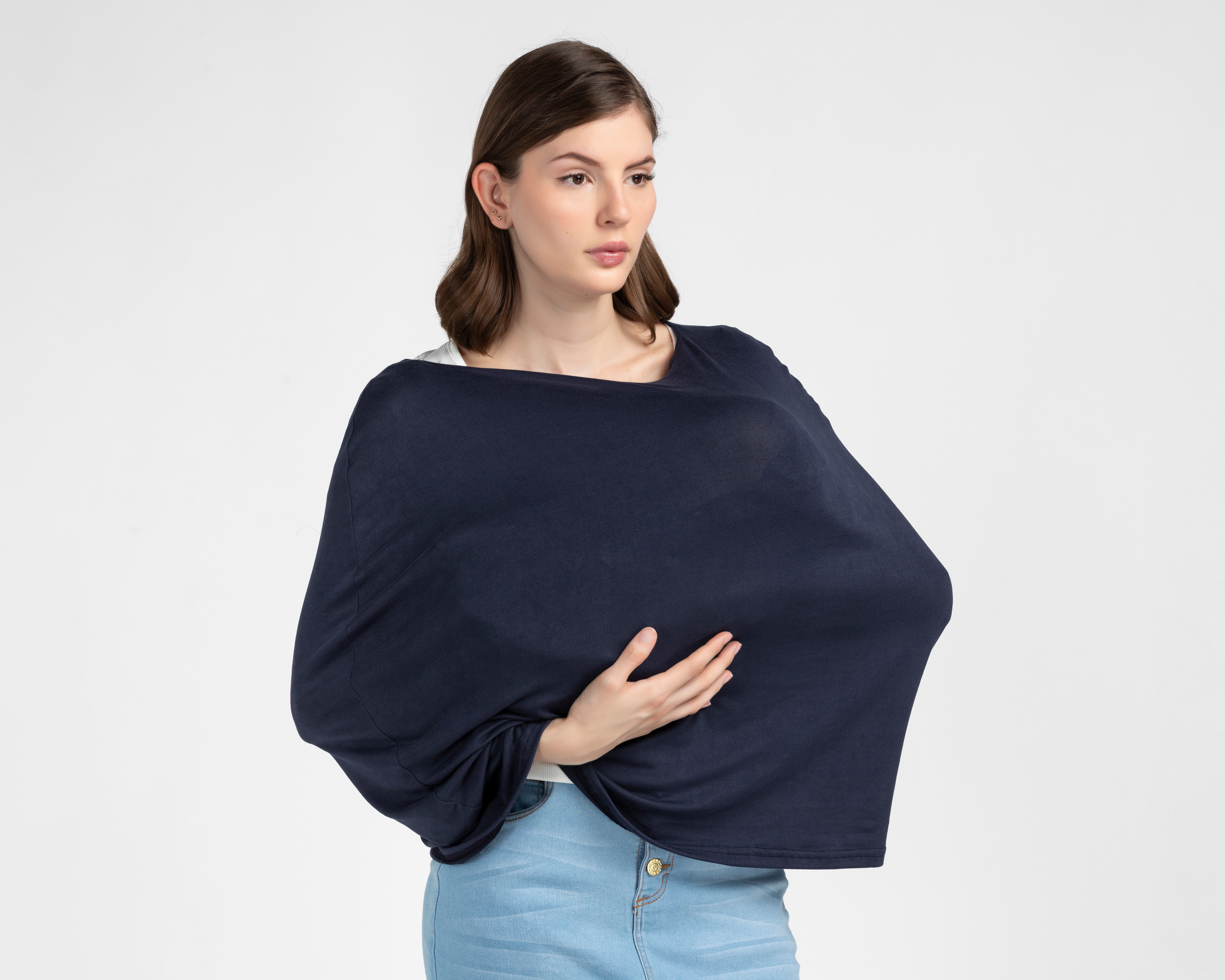 Foto 2 pulgar | Foto 1 | Mascada de Lactancia Bami Azul Marino