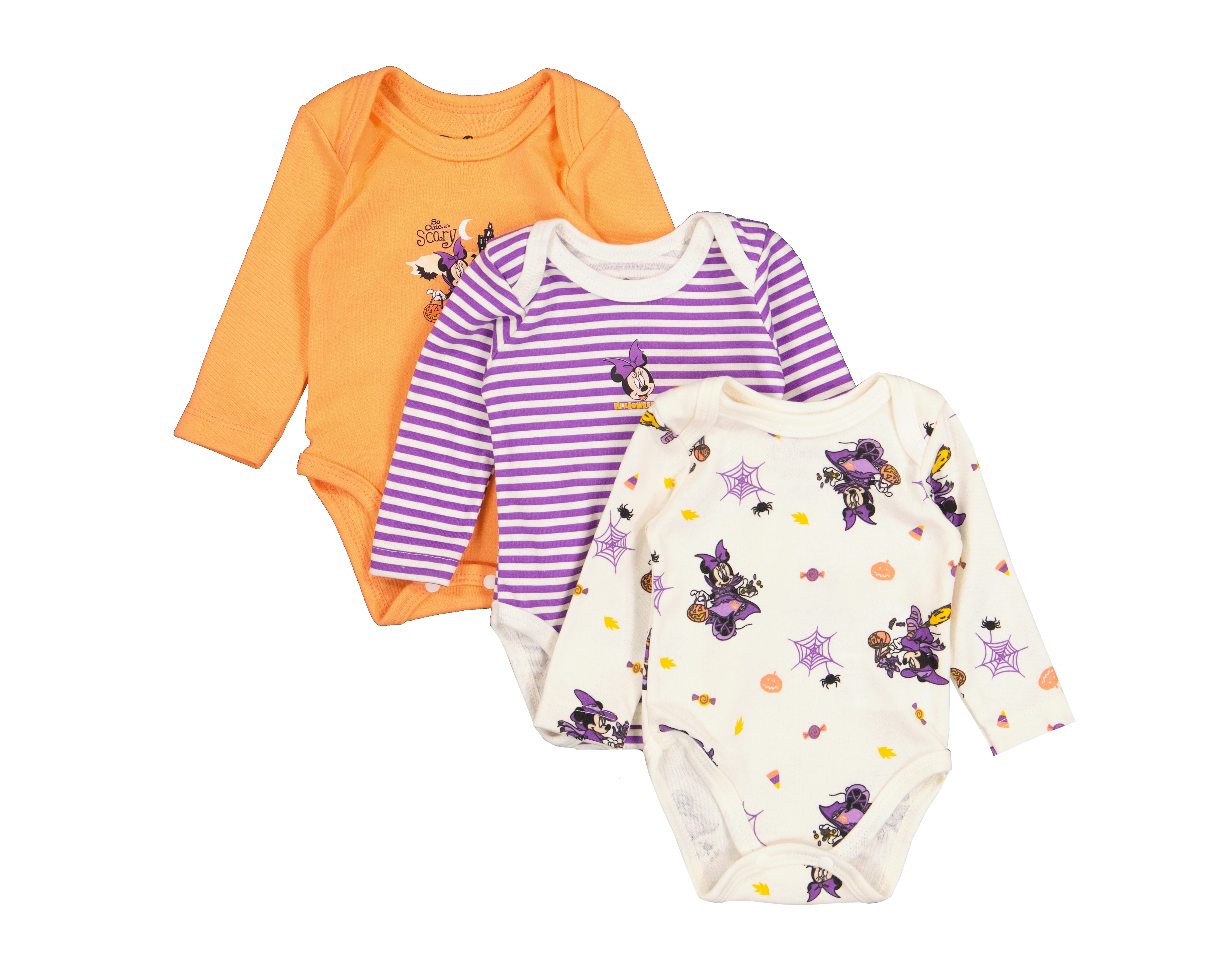 Pañalero para Bebé Niña Disney Minnie Mouse Estampado 3 Piezas