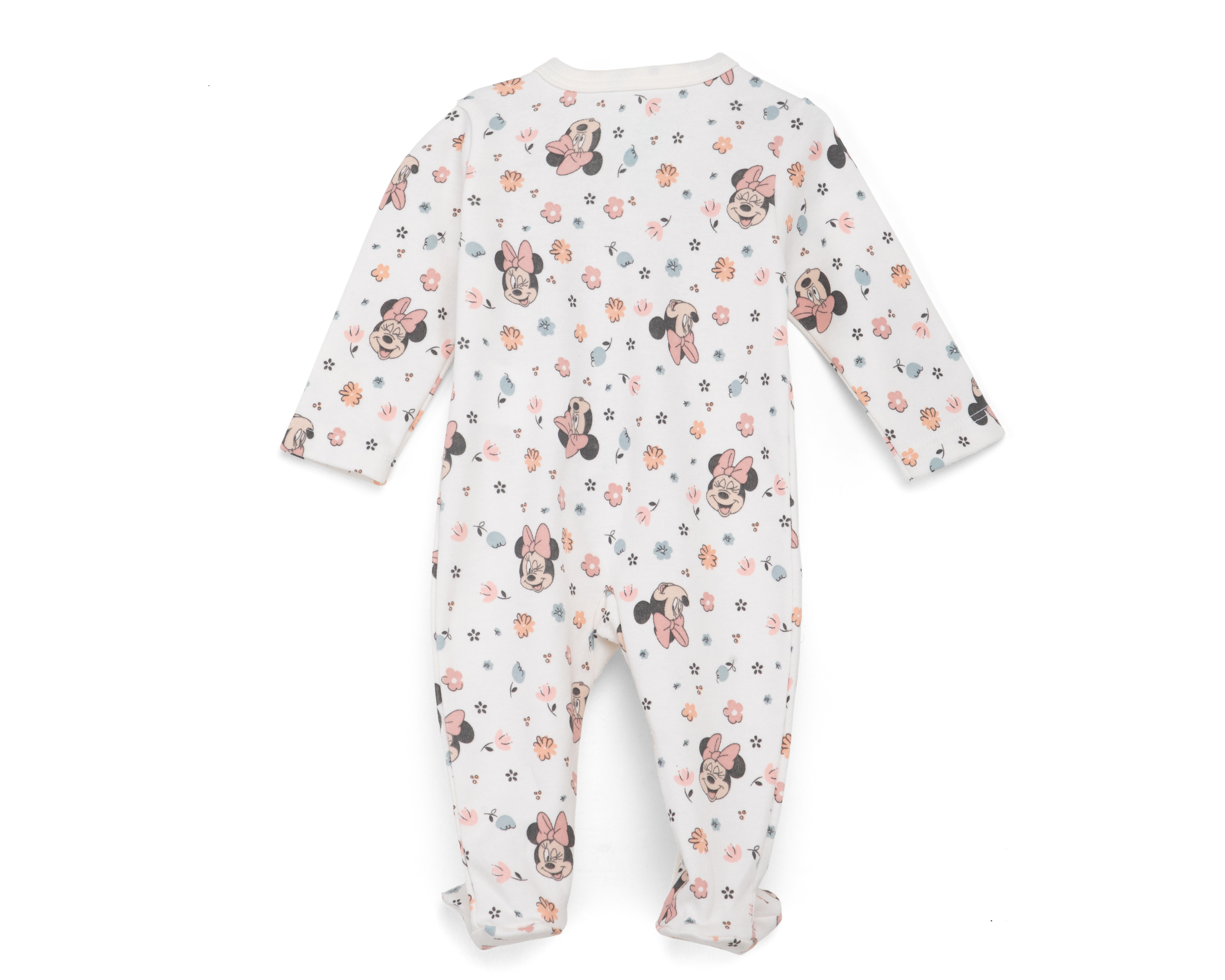 Foto 3 pulgar | Foto 2 | Mameluco para Bebé Niña Disney Minnie Mouse Estampado