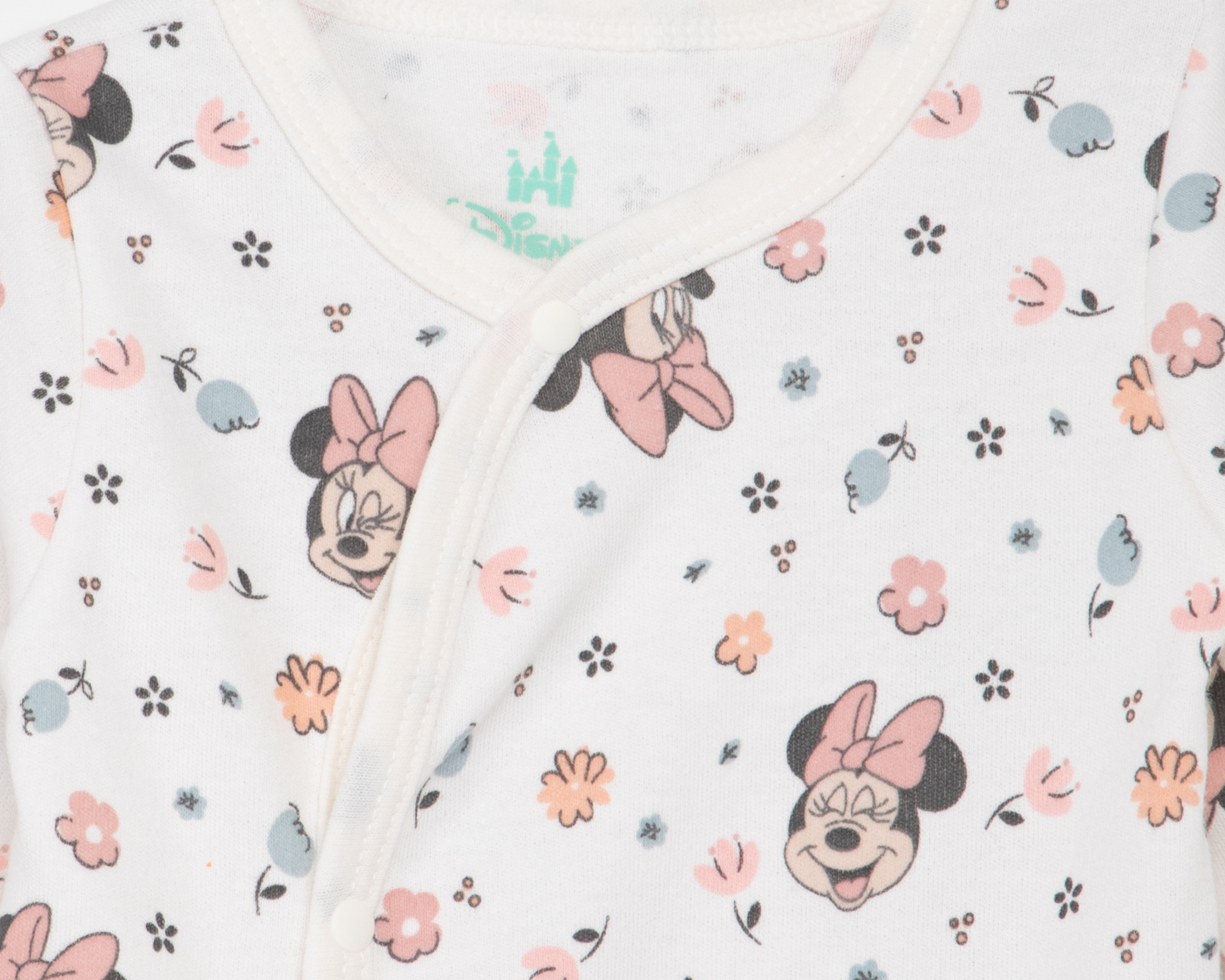 Foto 4 pulgar | Foto 3 | Mameluco para Bebé Niña Disney Minnie Mouse Estampado