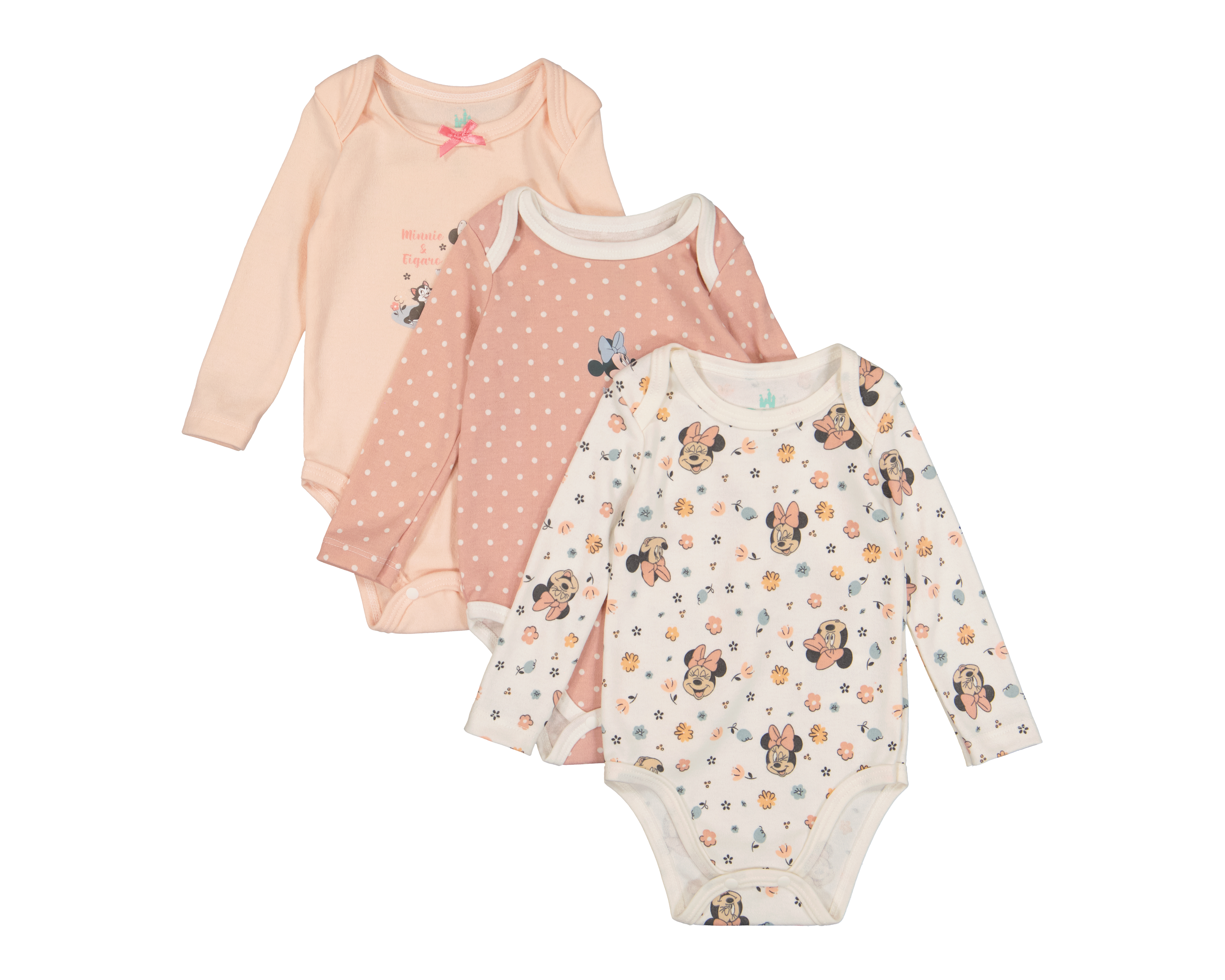 Pañalero para Bebé Niña Disney Minnie Mouse Estampados 3 Piezas