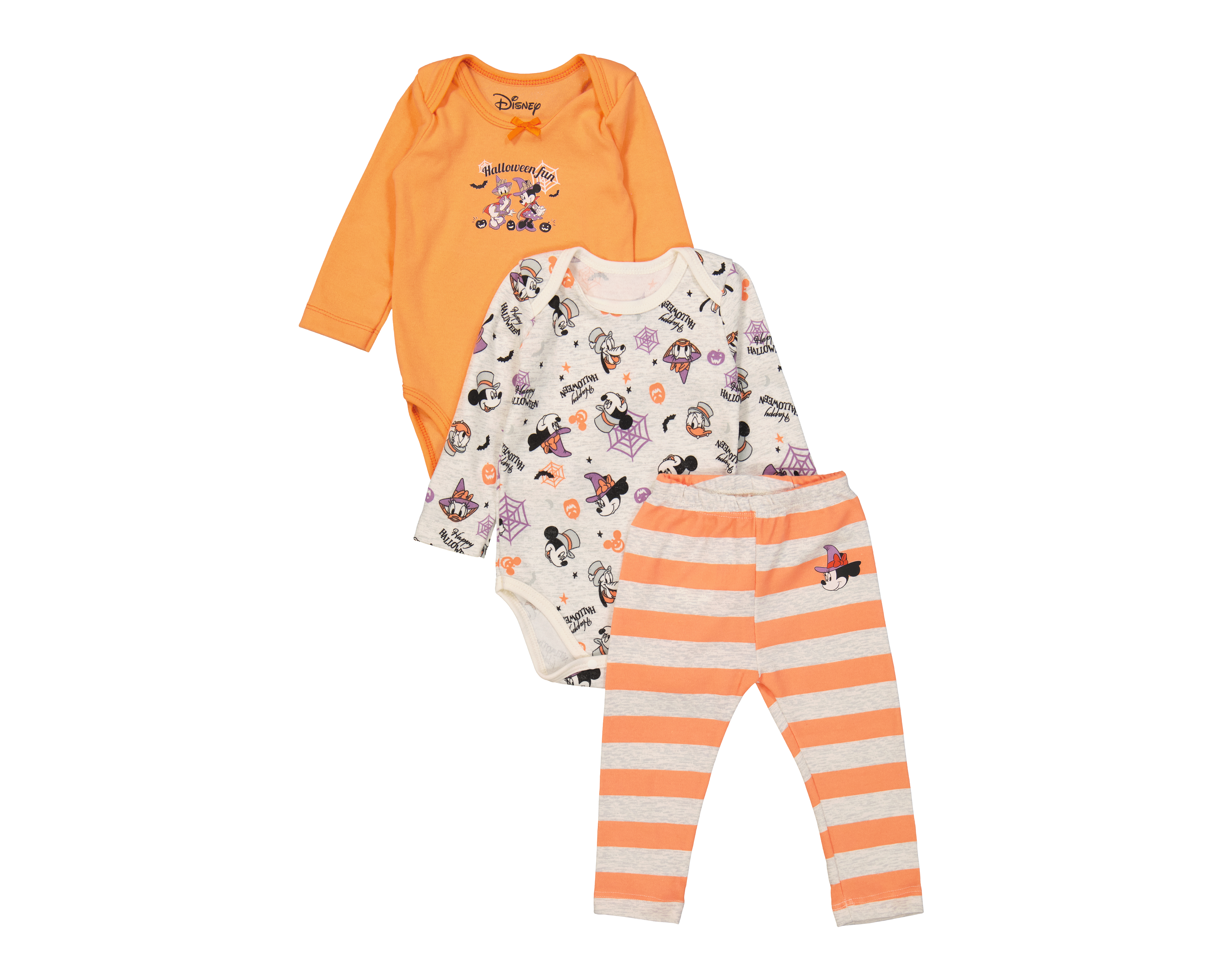 Foto 2 pulgar | Foto 1 | Pañalero y Pantalón para Bebé Niña Disney Estampado 3 Piezas