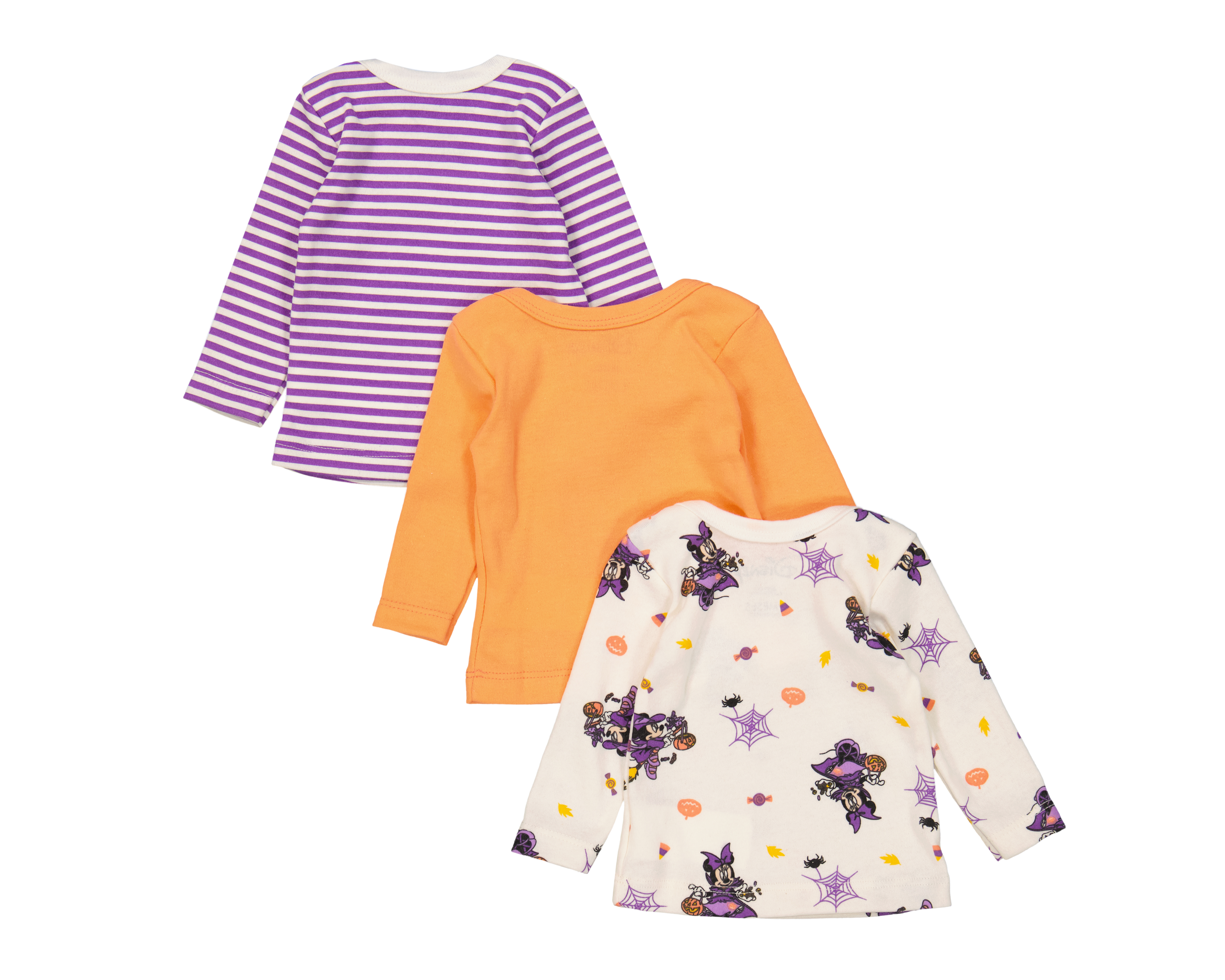 Foto 2 | Foto 2 | Playera Manga Larga Disney Minnie Mouse para Bebé Niña 3 Piezas