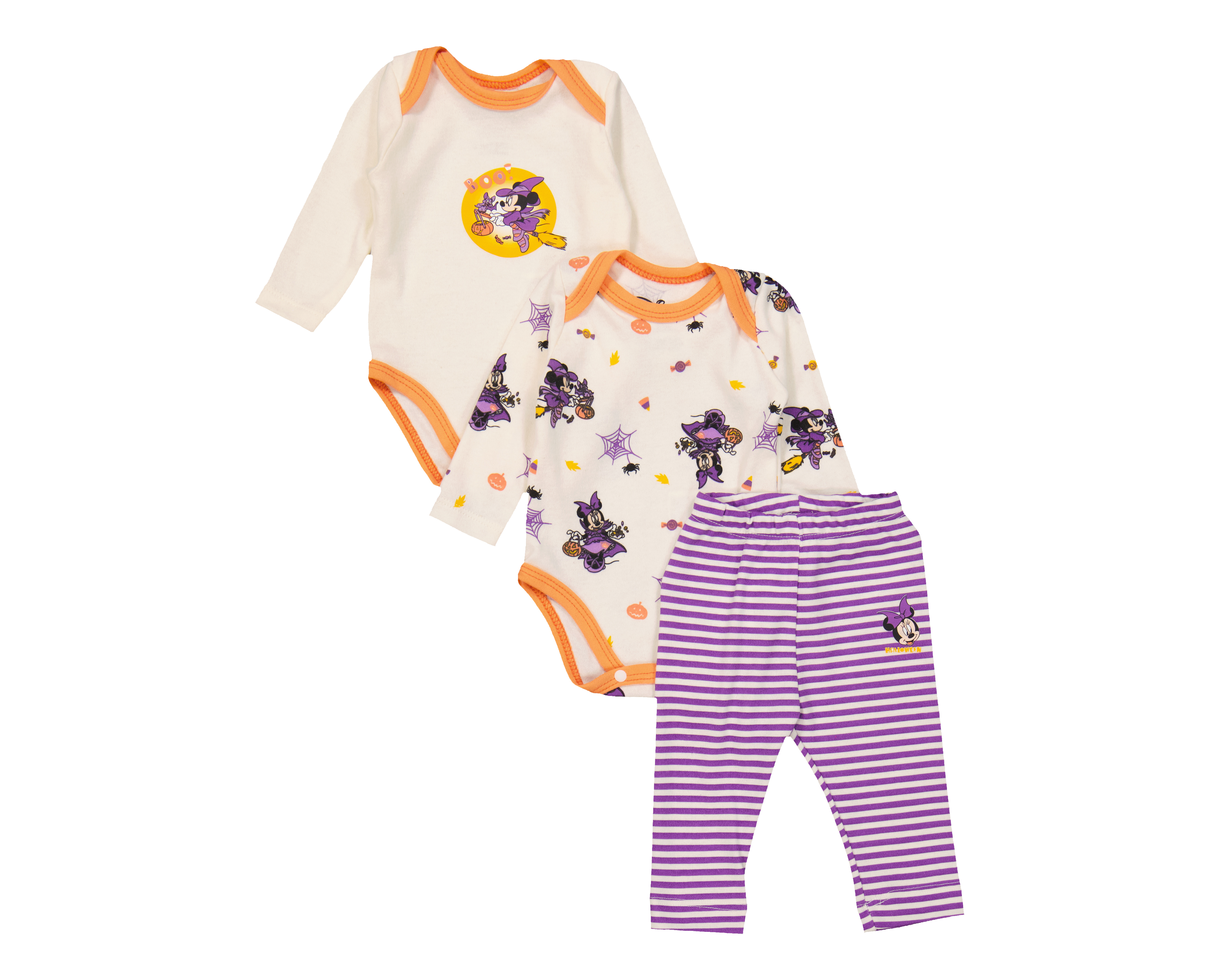 Foto 2 pulgar | Foto 1 | Conjunto para Bebé Niña Disney Minnie Mouse 3 Piezas