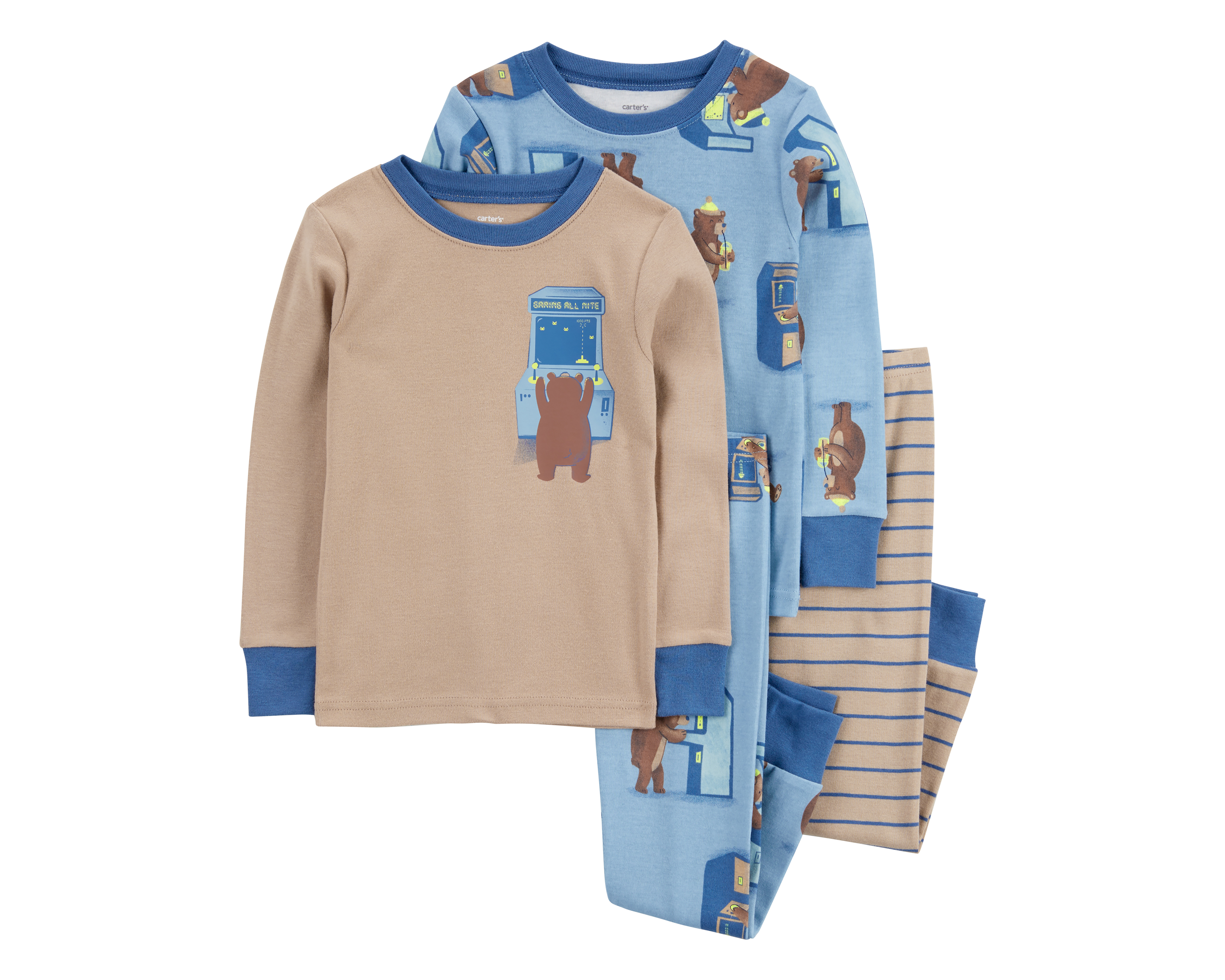 Pijama para Bebé Niño de Oso Carter's 4 Piezas