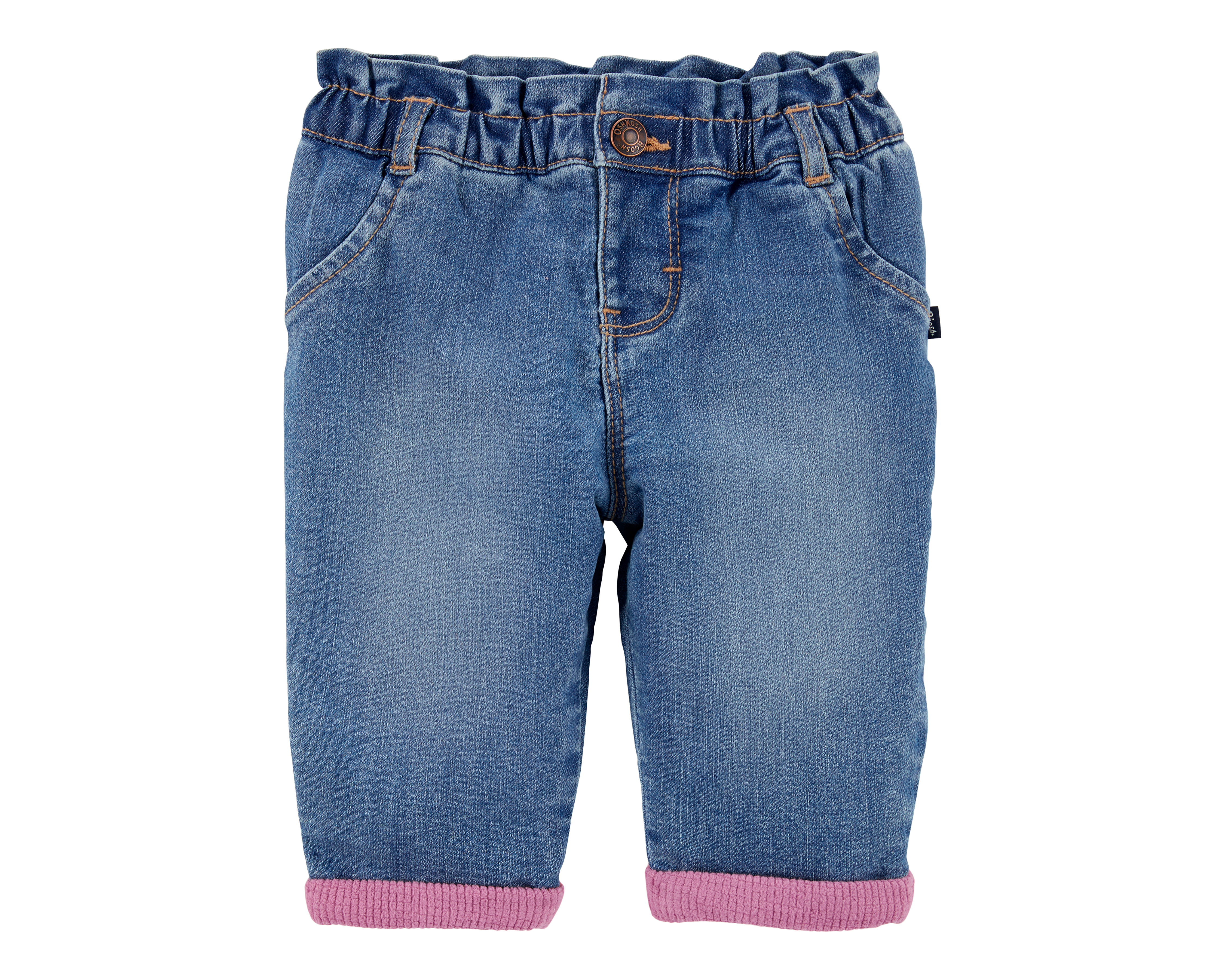 Foto 2 pulgar | Foto 1 | Pantalón para Bebé Niña Oshkosh B'gosh con Cintura Elástica