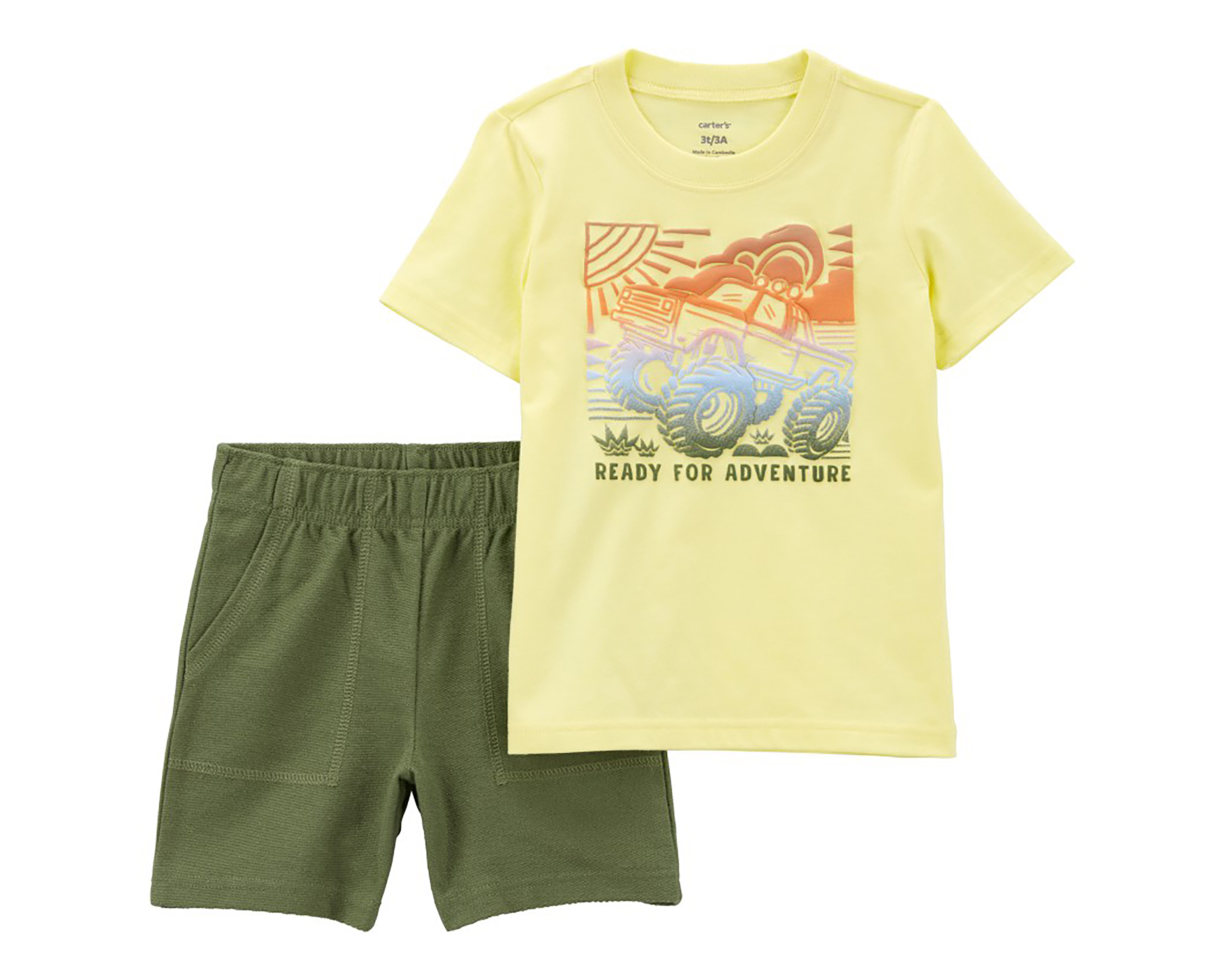 Foto 2 pulgar | Foto 1 | Short y Playera para Bebé Niño Carter's
