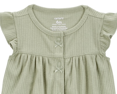 Foto 2 | Foto 2 | Jumper para Bebé Niña Carter´s Verde