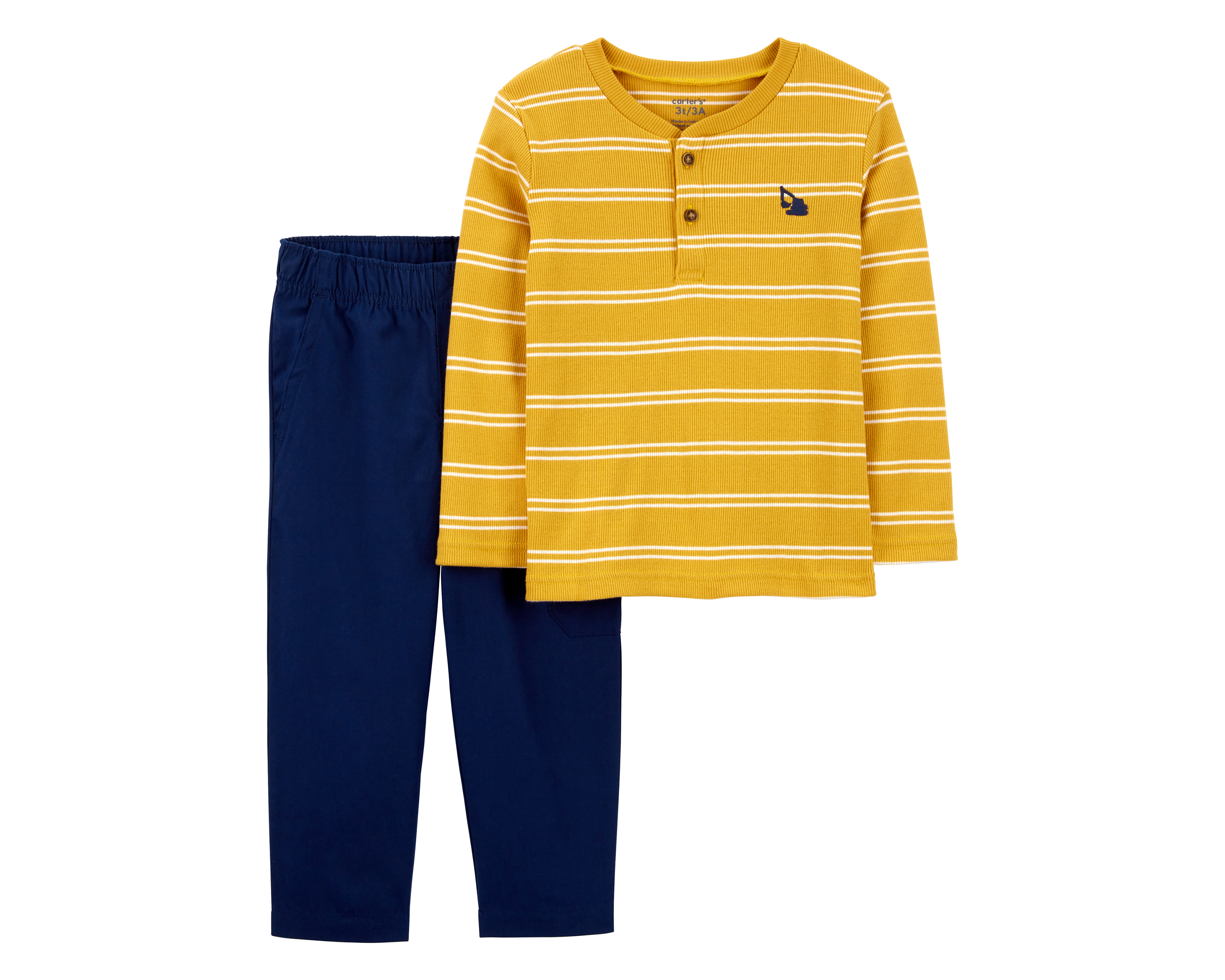 Pantalón y Playera de Algodón para Bebé Niño Carter's