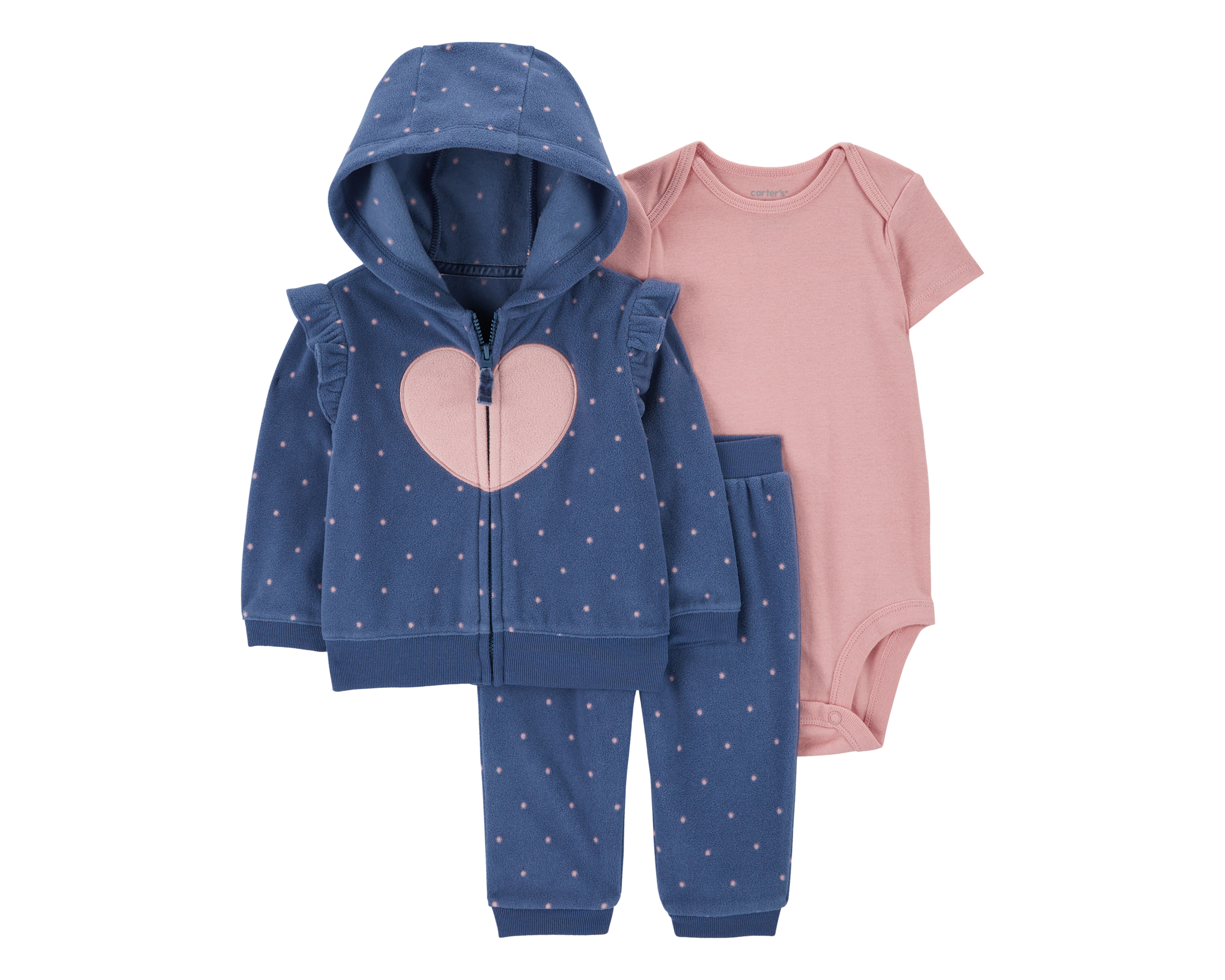 Foto 2 pulgar | Foto 1 | Conjunto para Bebé Niña Carter's 3 Piezas
