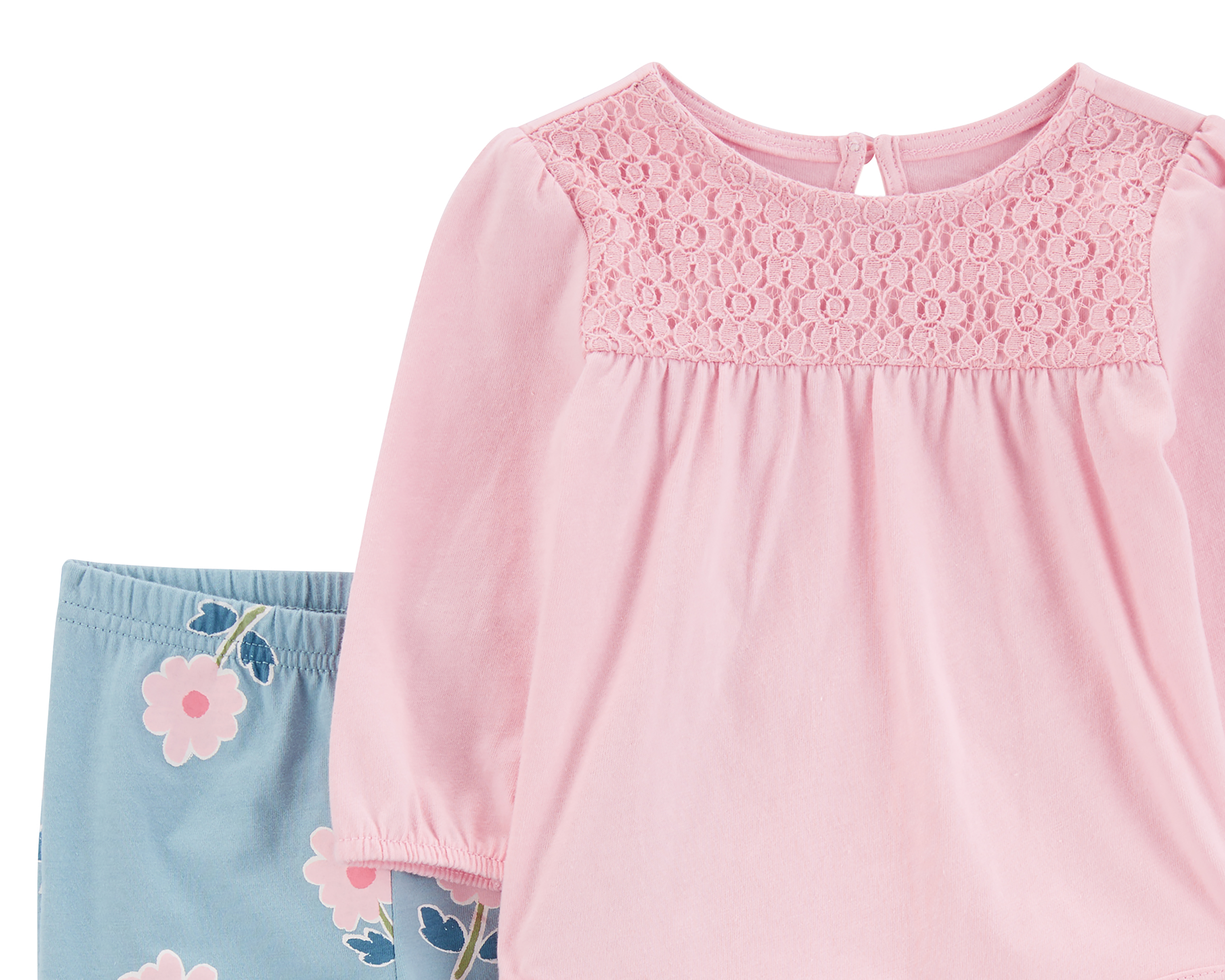 Foto 2 | Foto 2 | Pantalón y Pañalero de Algodón para Bebé Niña Carter's