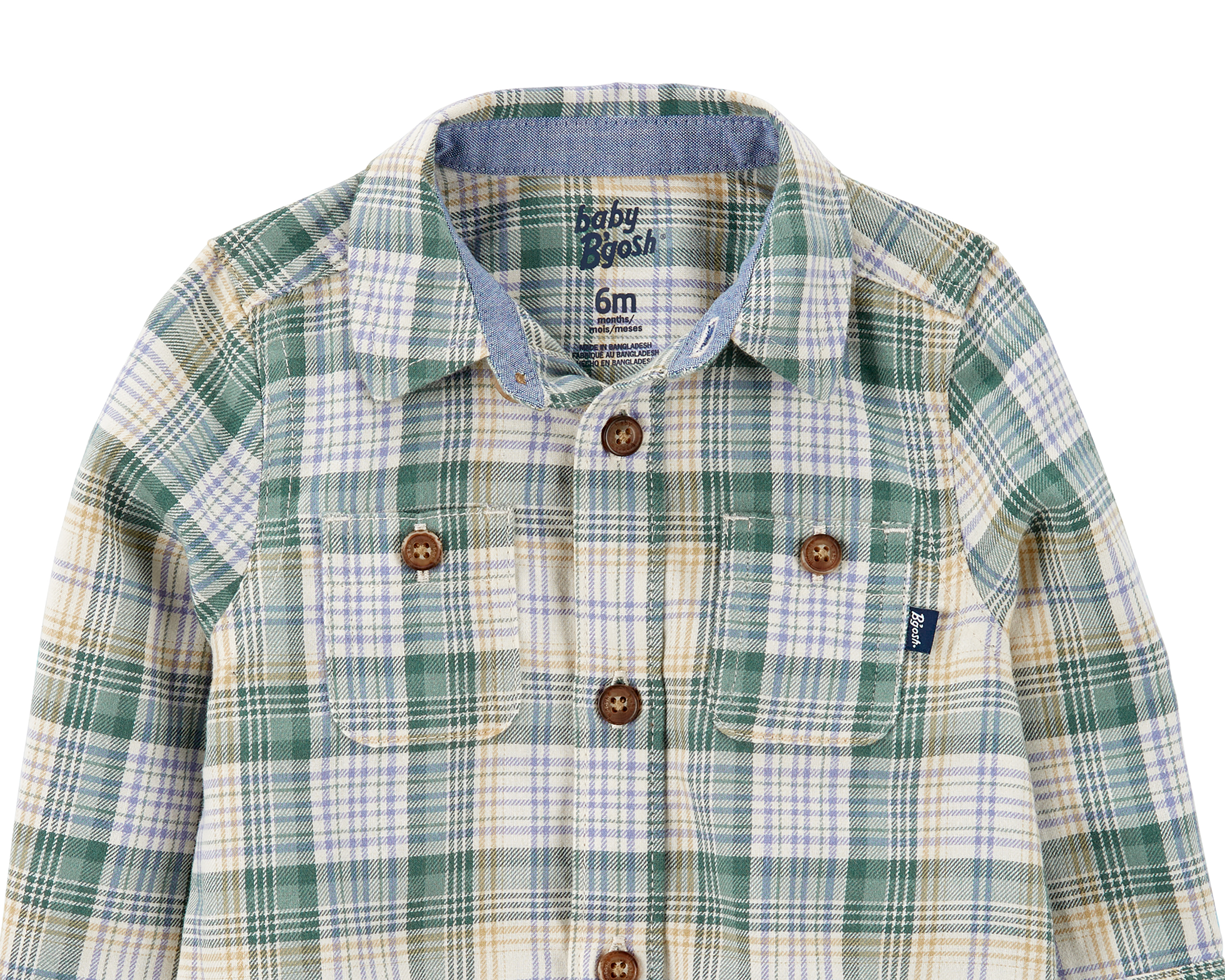 Foto 3 pulgar | Foto 2 | Pañalero para Bebé Niño Oshkosh de Algodón con Estampado