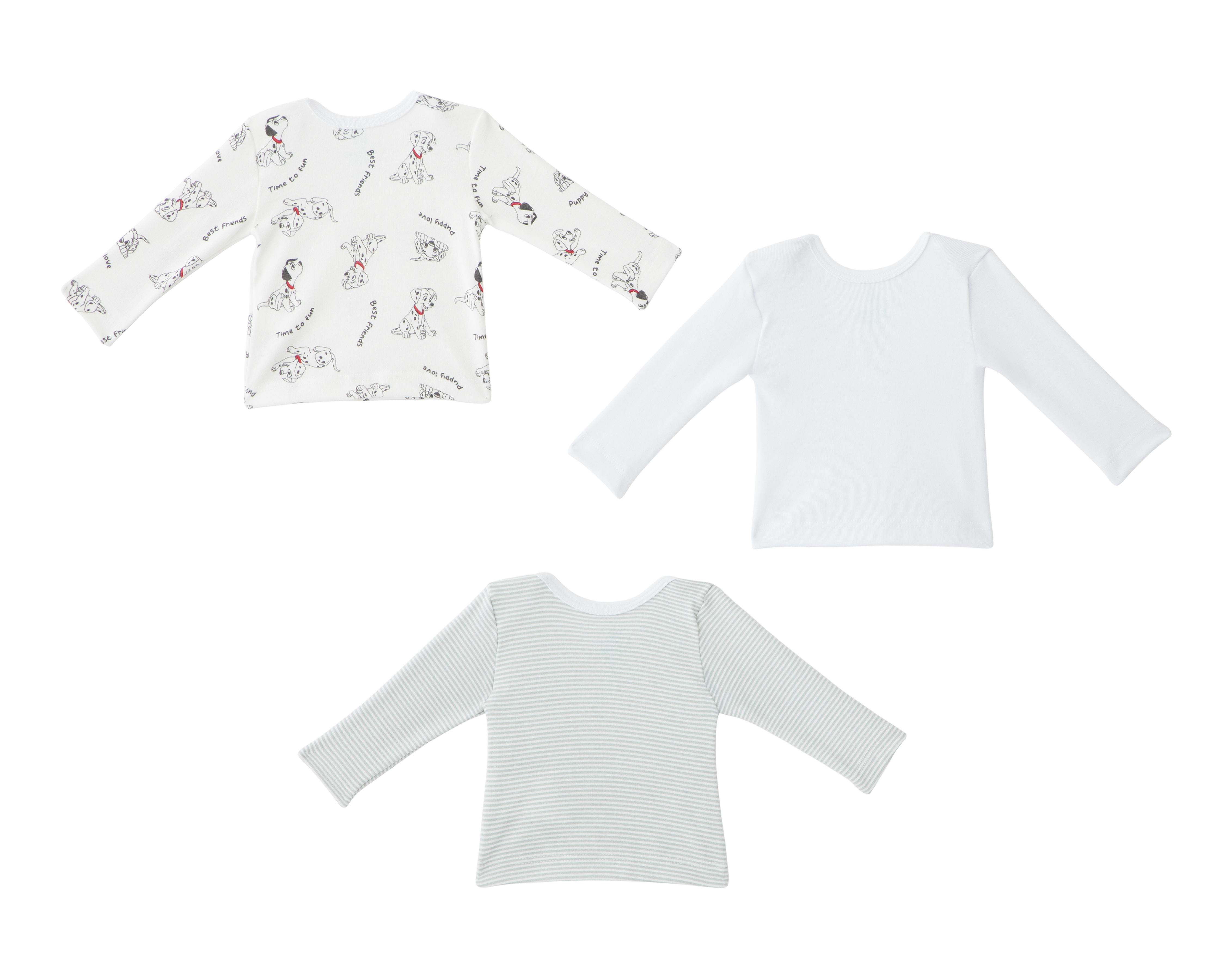 Foto 2 | Foto 2 | Playera para Bebé Niño Disney 101 Dálmatas 3 Piezas