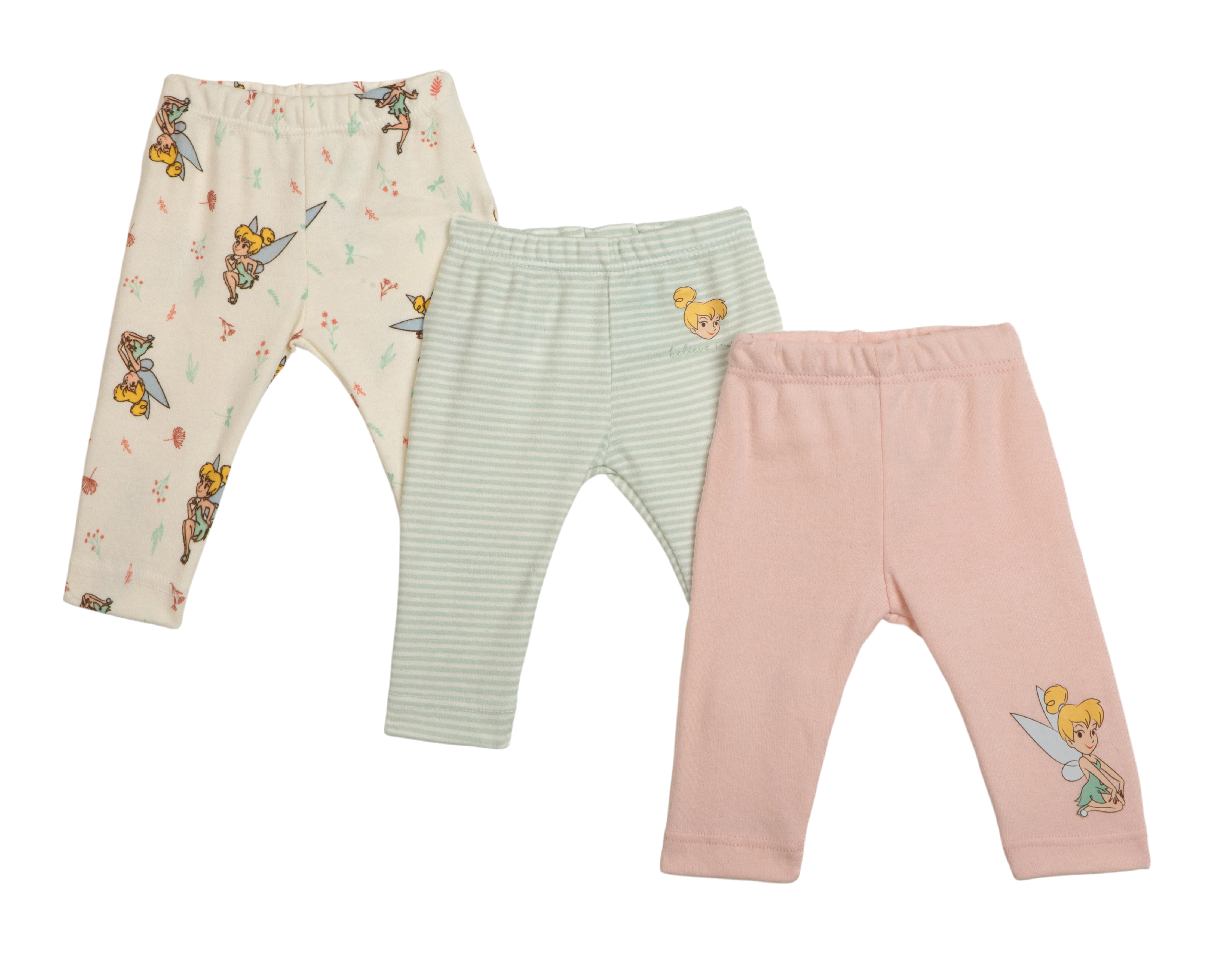 Pantalón para Bebé Niña Disney Estampado 3 Piezas