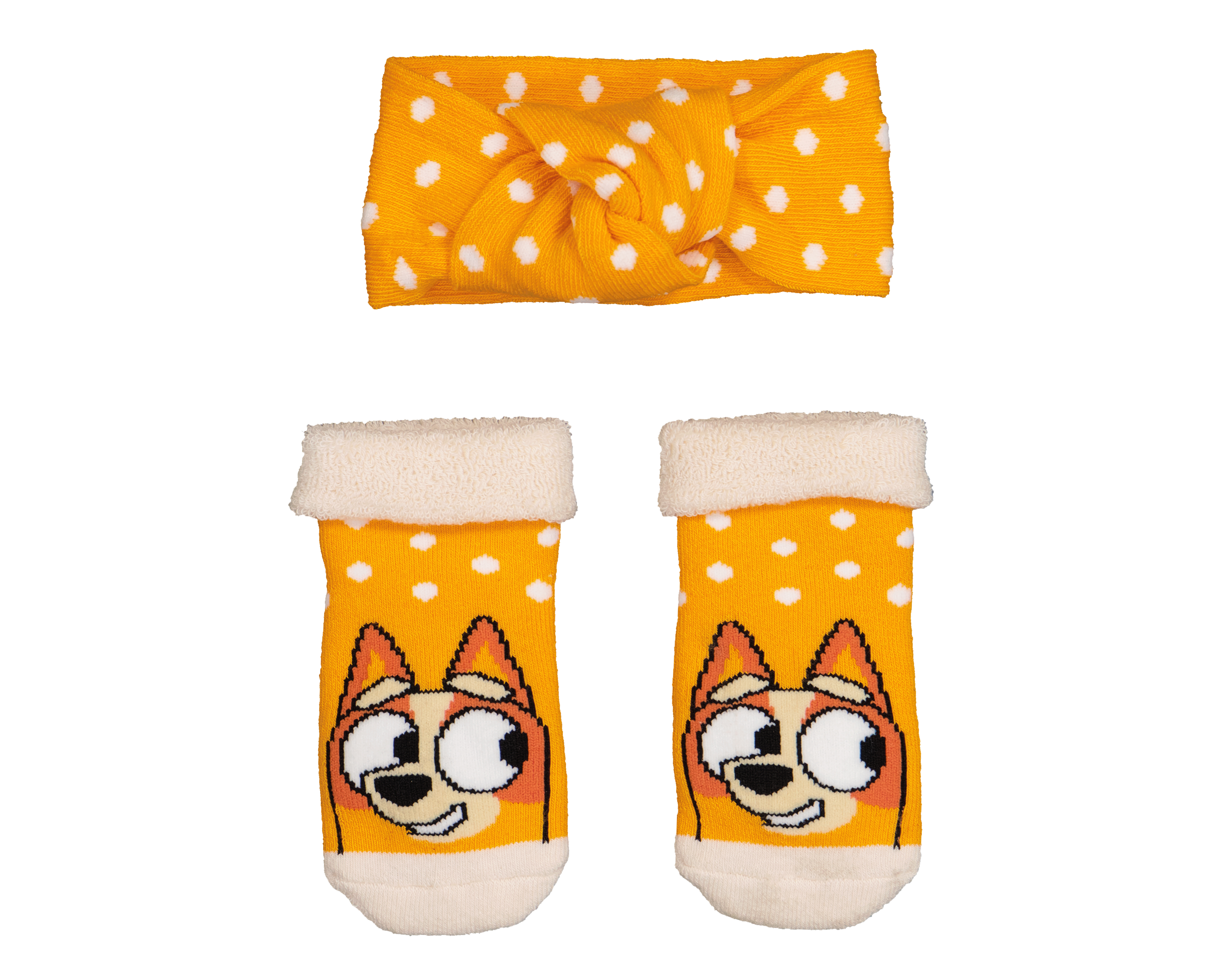 Calcetines para Bebé Niña Bluey con Diadema