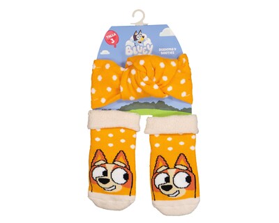 Foto 5 | Foto 5 | Calcetines para Bebé Niña Bluey con Diadema