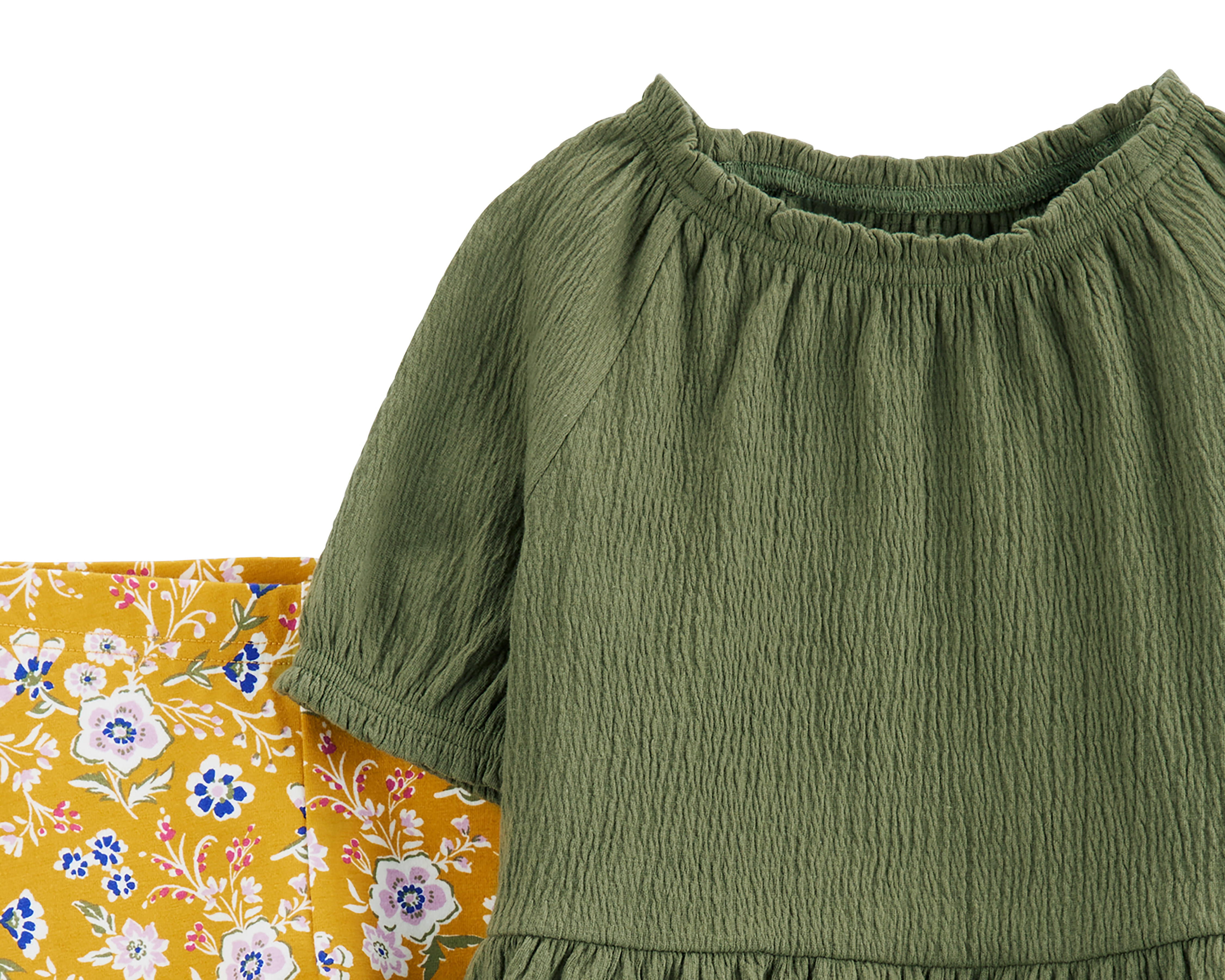 Foto 3 pulgar | Foto 2 | Legging y Blusa Manga Corta para Niña Carter's